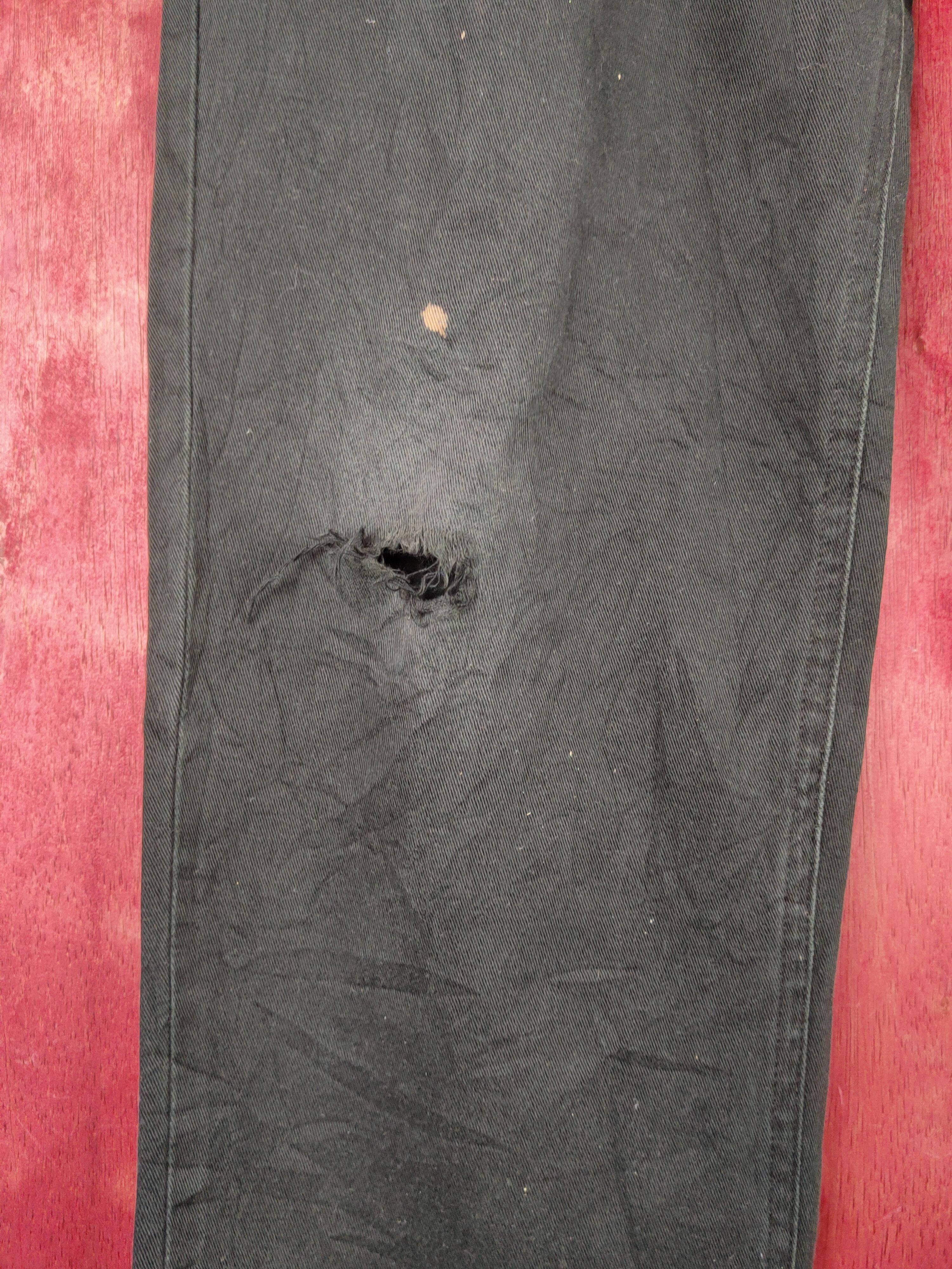 Japanese Brand × agnes b. Agnes B. Black Multipocket Ripped Casual Pants #S1400 Size US 30 / EU 46 - 4 Thumbnail