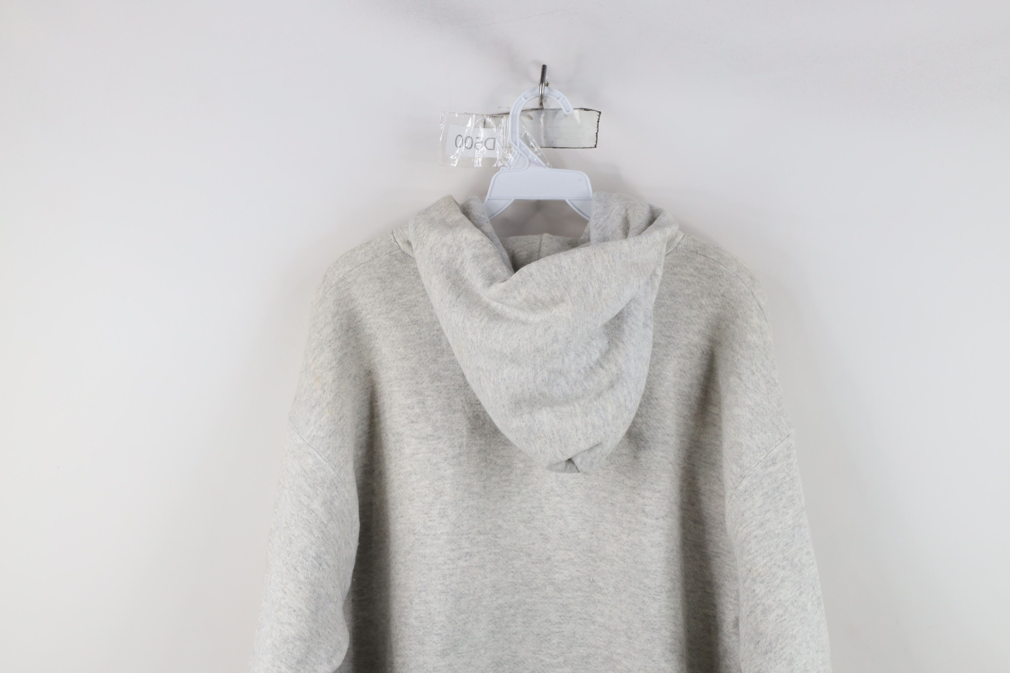 Vintage Vintage 90s Streetwear Hoodie Sweatshirt Heather Gray USA Size US L / EU 52-54 / 3 - 12 Thumbnail