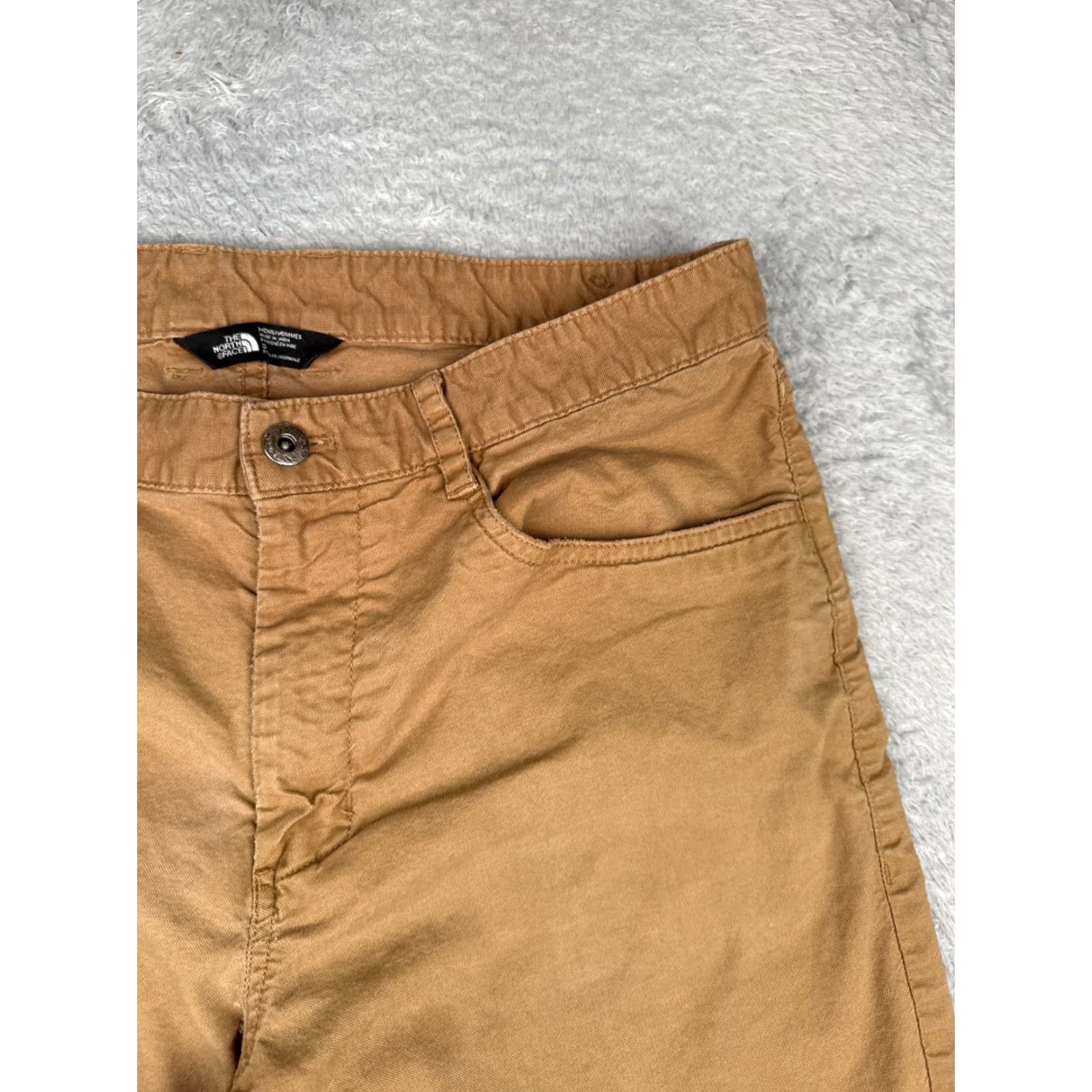 The North Face VINTAGE The North Face Shorts Men 34 Brown Chino 100% Cotton Twill Hiking Casual Outdoor 90s Mens Size US 34 / EU 50 - 5 Thumbnail