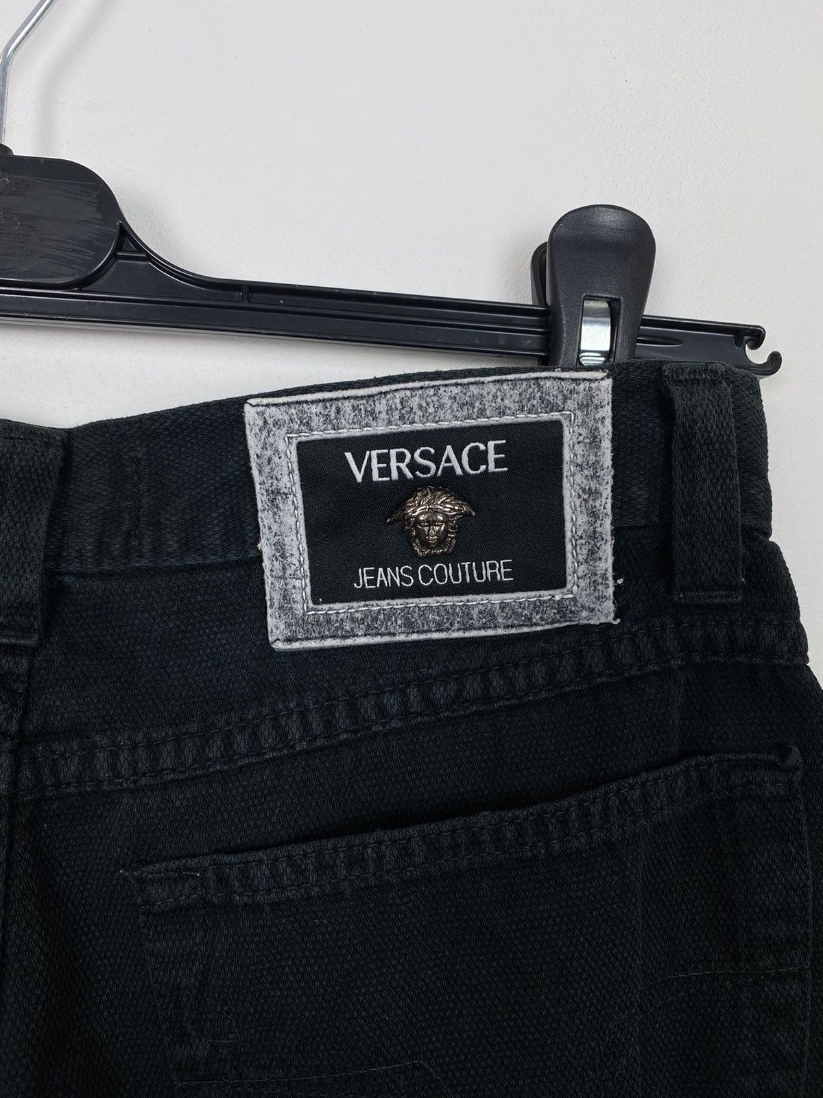 Versace Jeans Couture Vintage Versace Jeans Couture Black Jeans Denim Y2K Size US 30 / EU 46 - 13 Thumbnail
