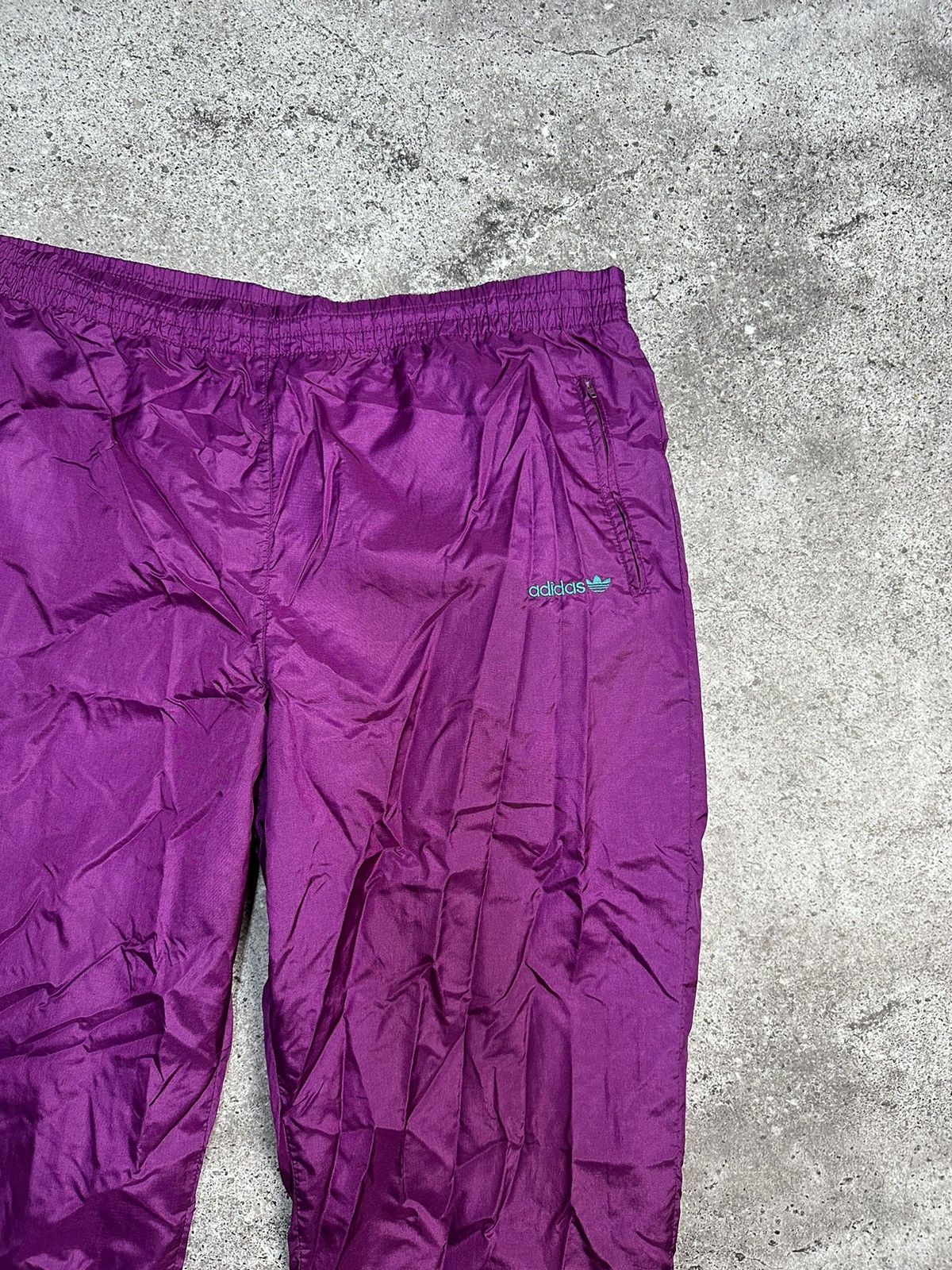 Adidas × Vintage Vintage Adidas Tracksuit Nylon Jacket Pants Y2K 90’s Size US L / EU 52-54 / 3 - 6 Thumbnail