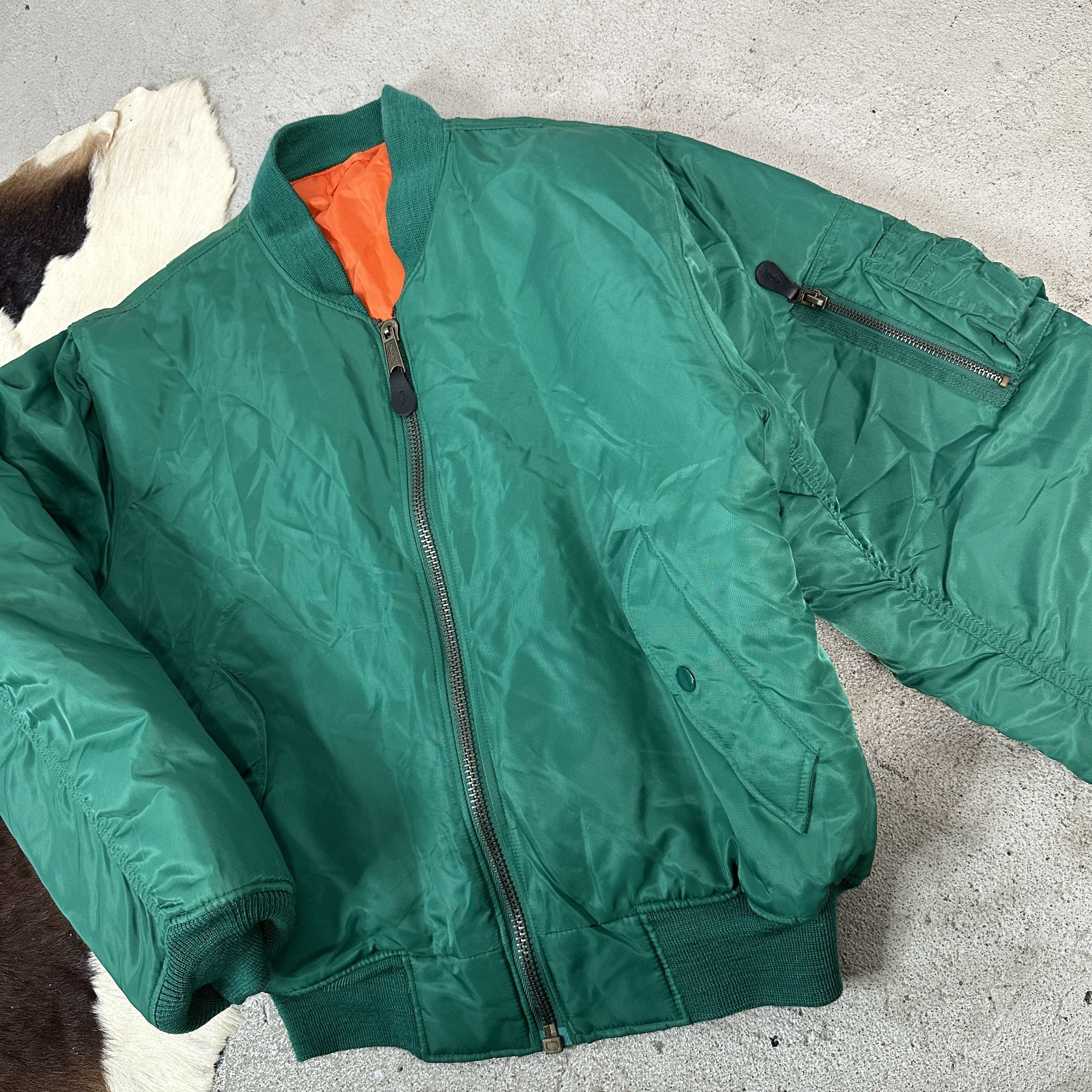 Vintage MA-1 Reversible Vintage Bomber Jacket Size US XS / EU 42 / 0 - 3 Thumbnail
