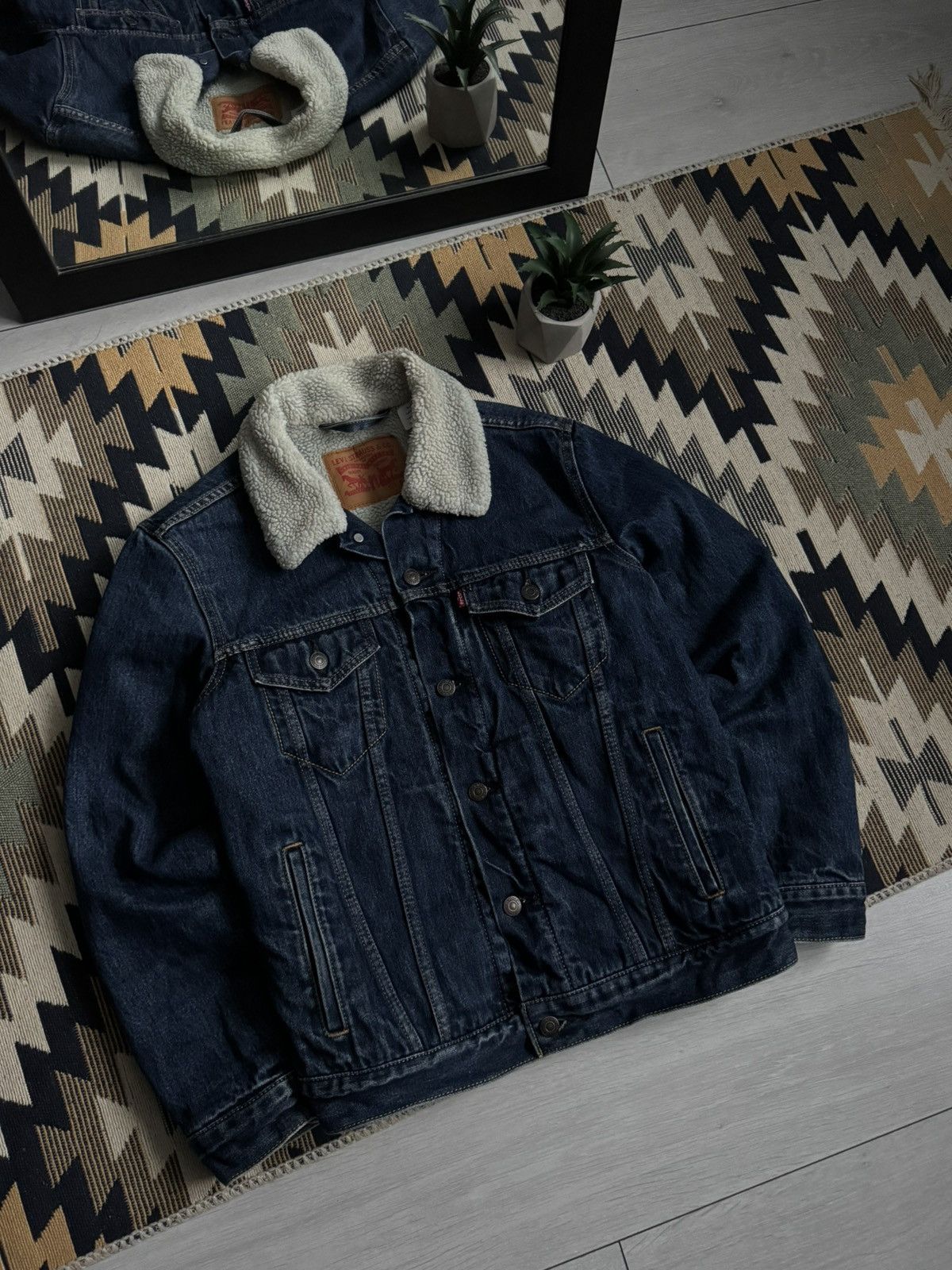 Levi's Vintage Levi’s Denim Sherpa Size US S / EU 44-46 / 1 - 3 Thumbnail