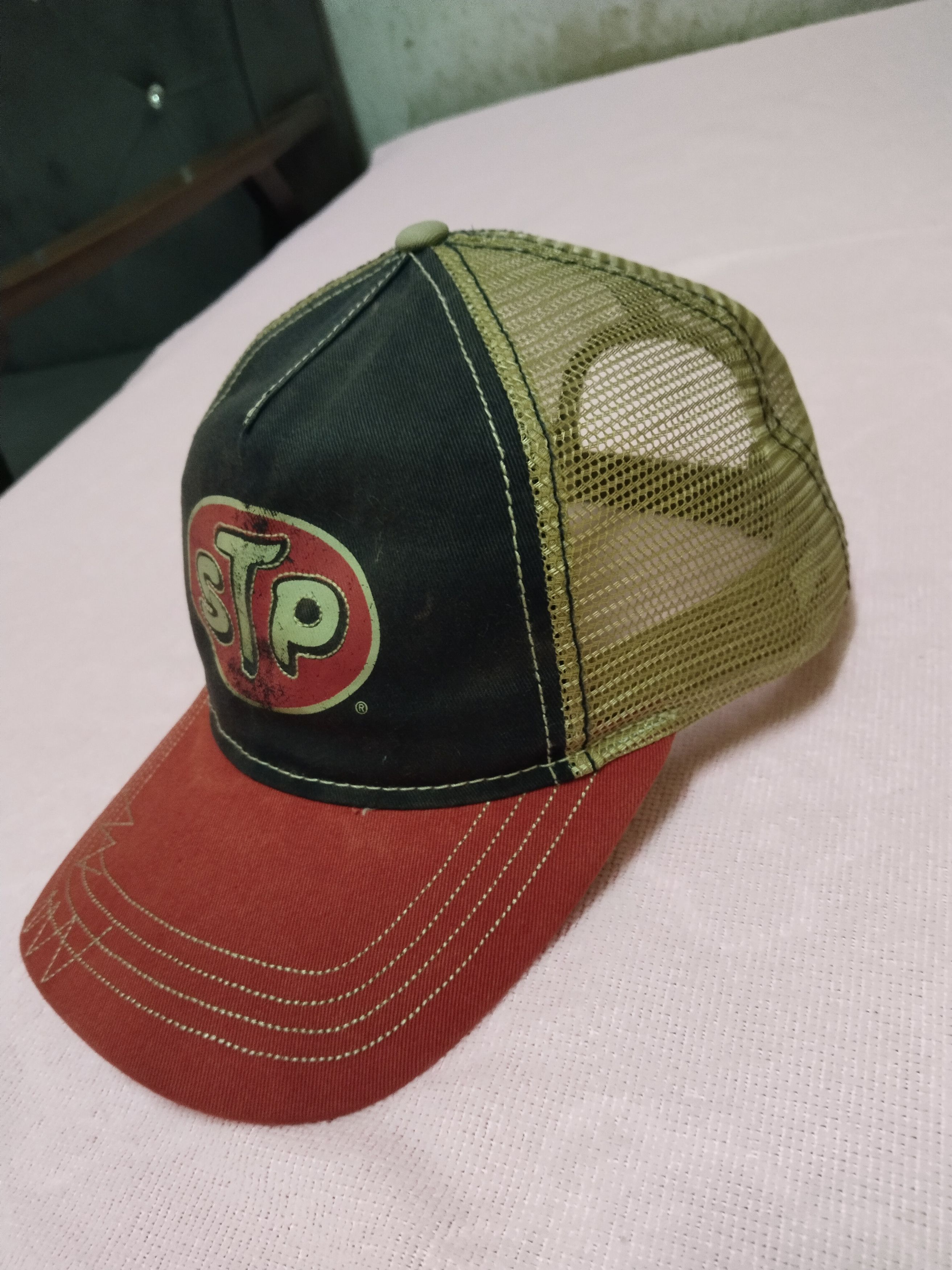 Vintage RARE STP RACING TRUCKER HAT Size ONE SIZE - 3 Thumbnail