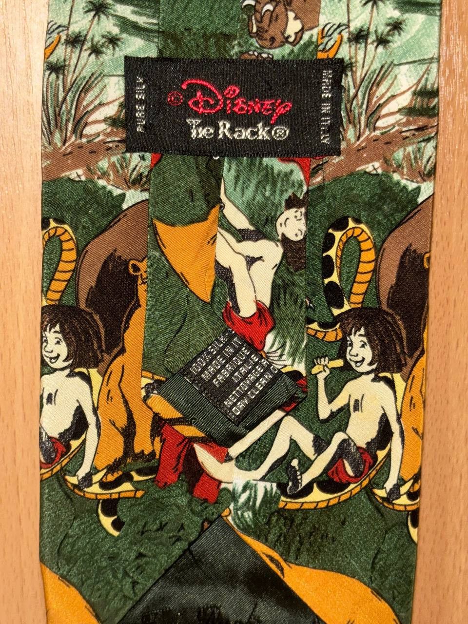 Disney Disney Mowgli silk tie, made in Italy, vintage Size ONE SIZE - 18 Thumbnail