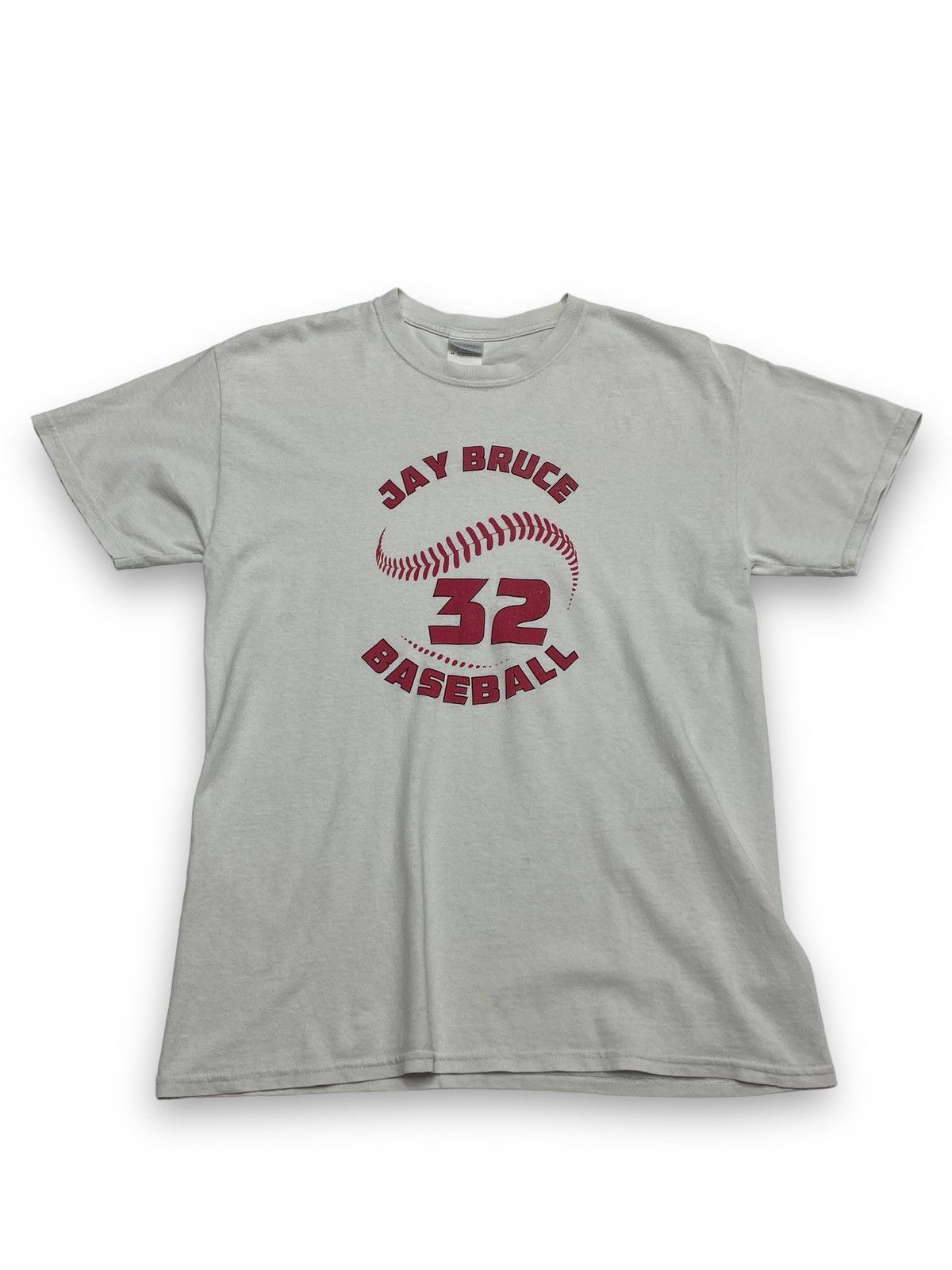 MLB Vintage JAY BRUCE Baseball Big Logo White T Shirt Size US S / EU 44-46 / 1 - 1 Thumbnail