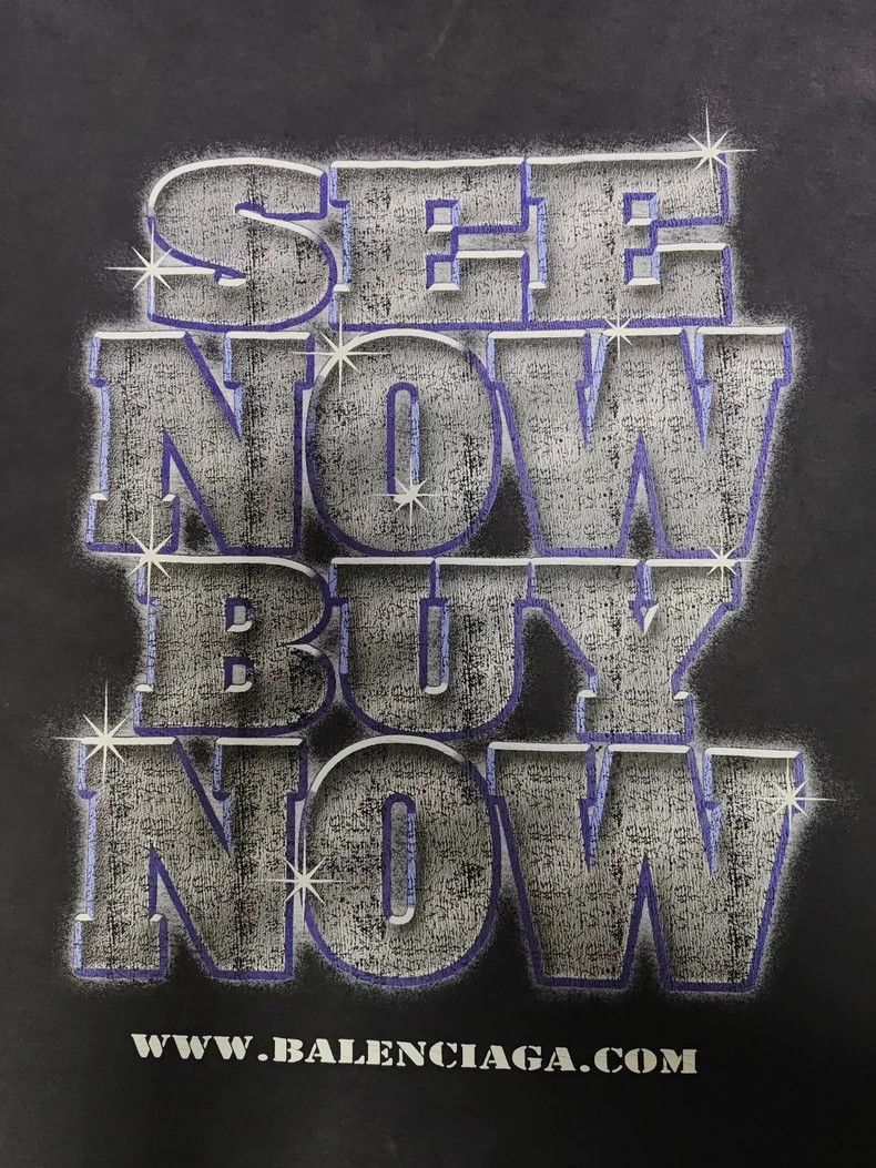 Balenciaga Balenciaga Black Distressed Short Sleeve Tee Size US S / EU 44-46 / 1 - 4 Thumbnail