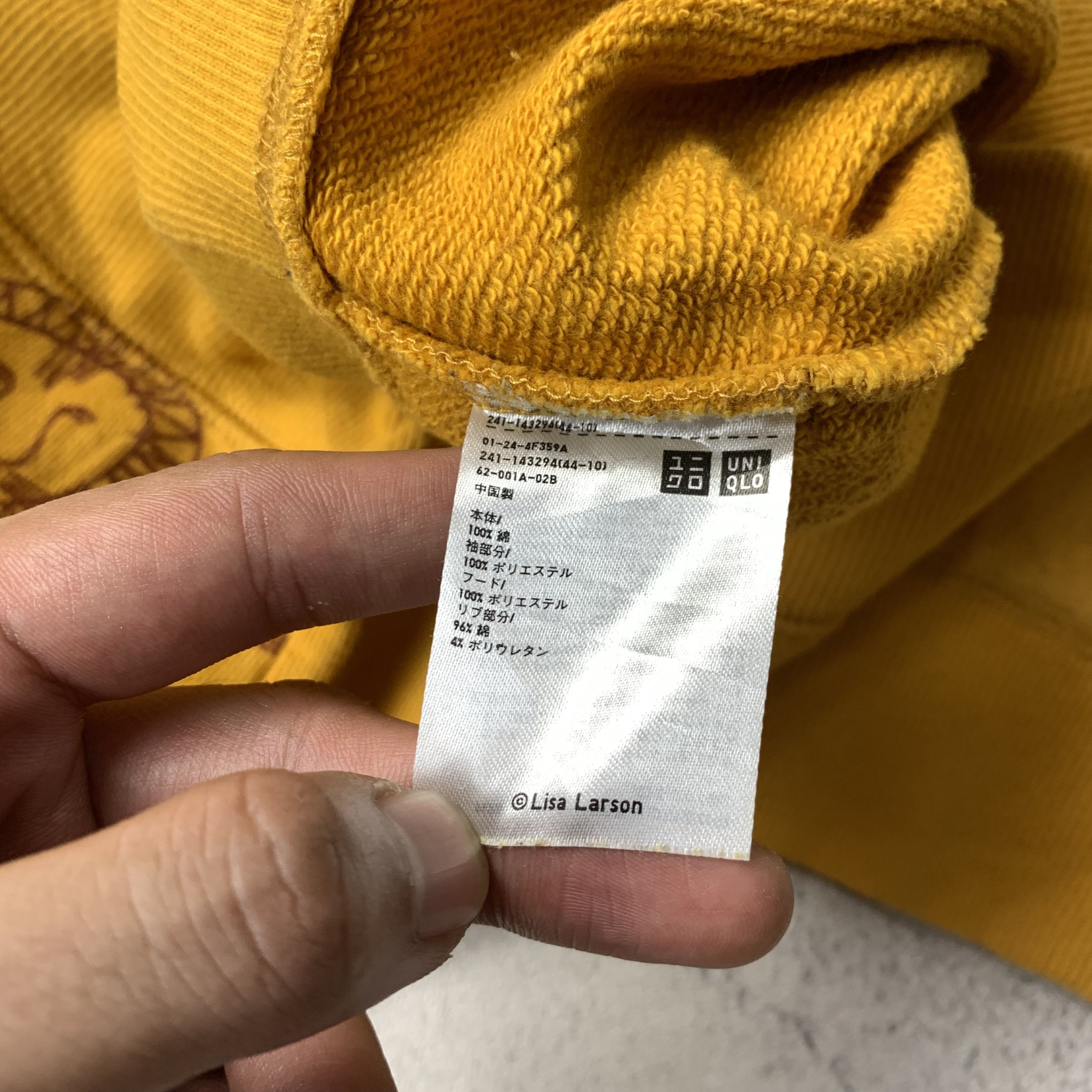 Uniqlo Uniqlo x Lisa Larson Hoodie Fleece Size L / US 10 / IT 46 - 5 Thumbnail