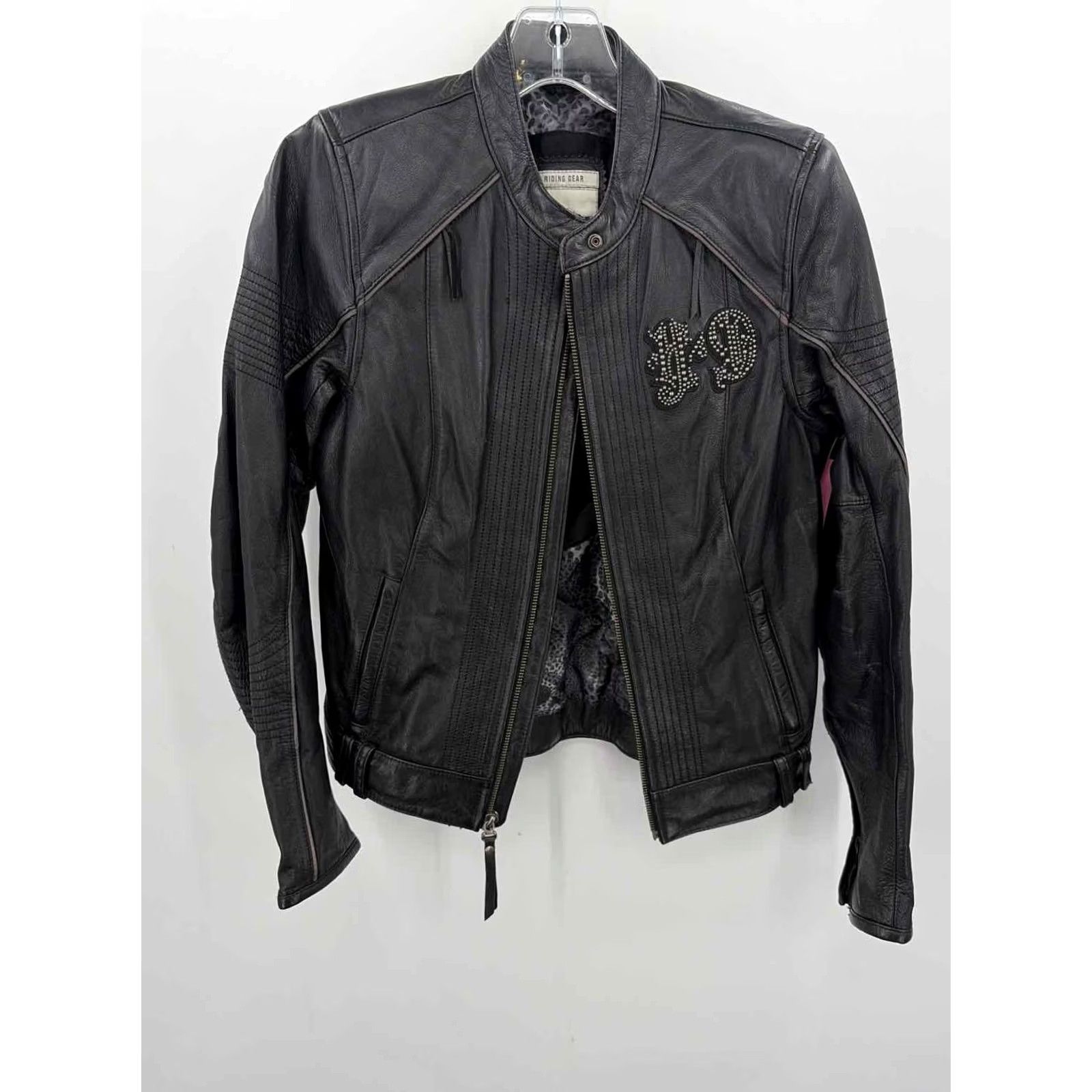 Harley Davidson Pre-Owned Harley Davidson XS Leather Zip Up Jacket Size XS / US 0-2 / IT 36-38 - 2 Thumbnail
