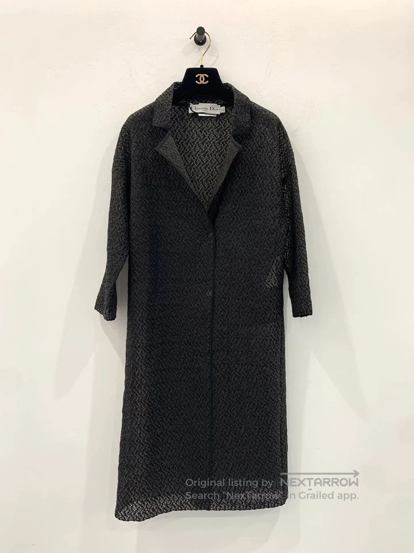Dior black lace outer coat for women. Size US S / EU 44-46 / 1 - 1 Thumbnail