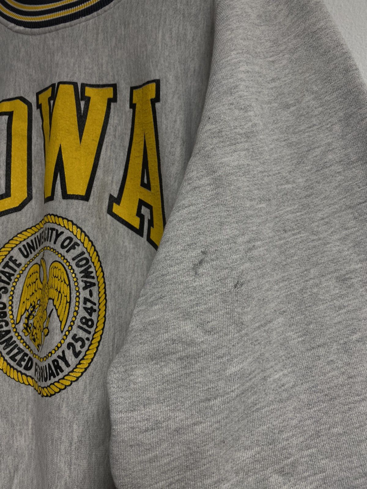 Vintage Vintage 90s Iowa University Crewneck Sweater Size US M / EU 48-50 / 2 - 3 Thumbnail