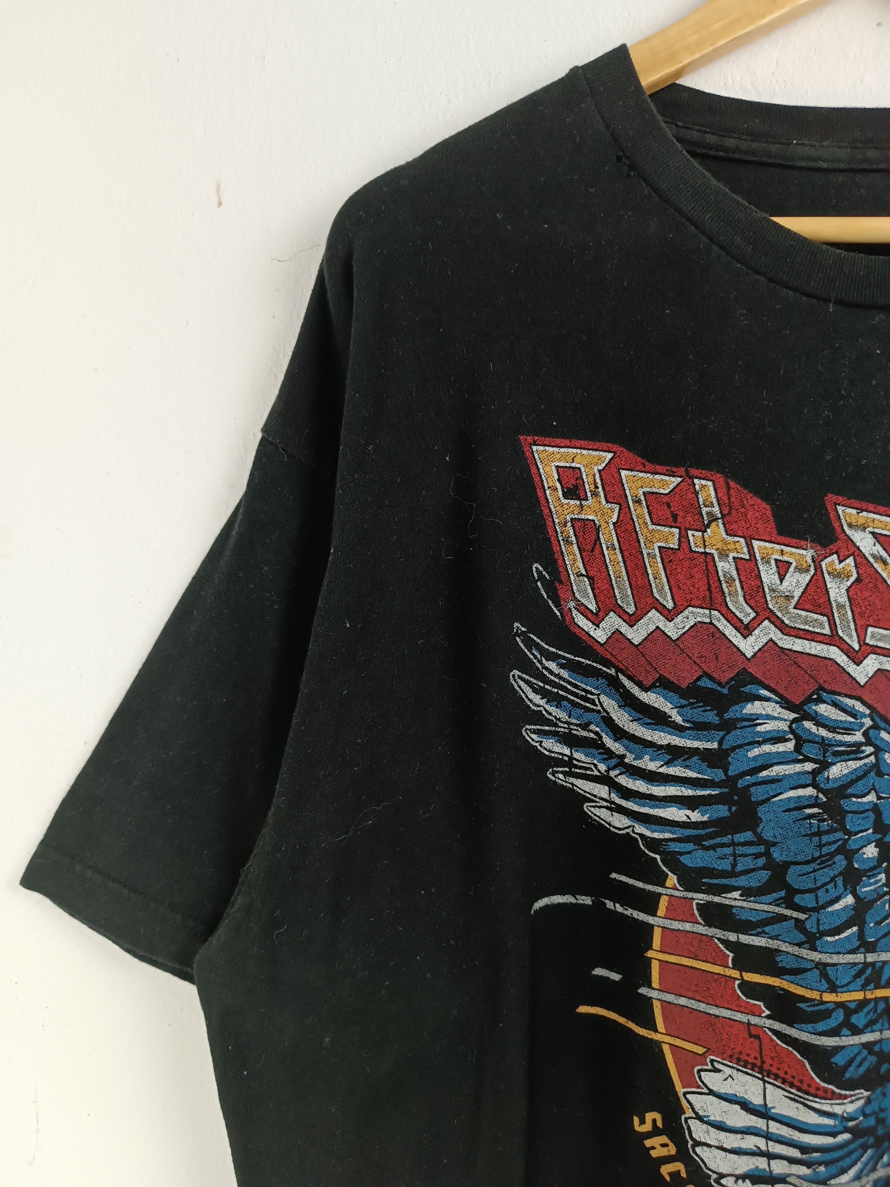 Band Tees VINTAGE AFTERSHOCK HEAVY METAL FEST TEE metallica misfits Size US XL / EU 56 / 4 - 5 Thumbnail
