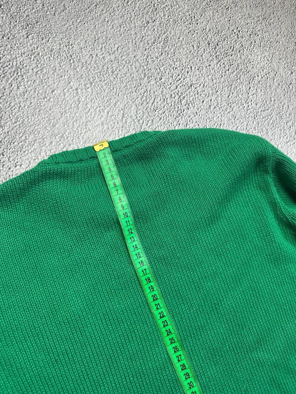 Off-White Off-White Kids Green Helvetica Sweater Y2K Size US XS / EU 42 / 0 - 16 Thumbnail