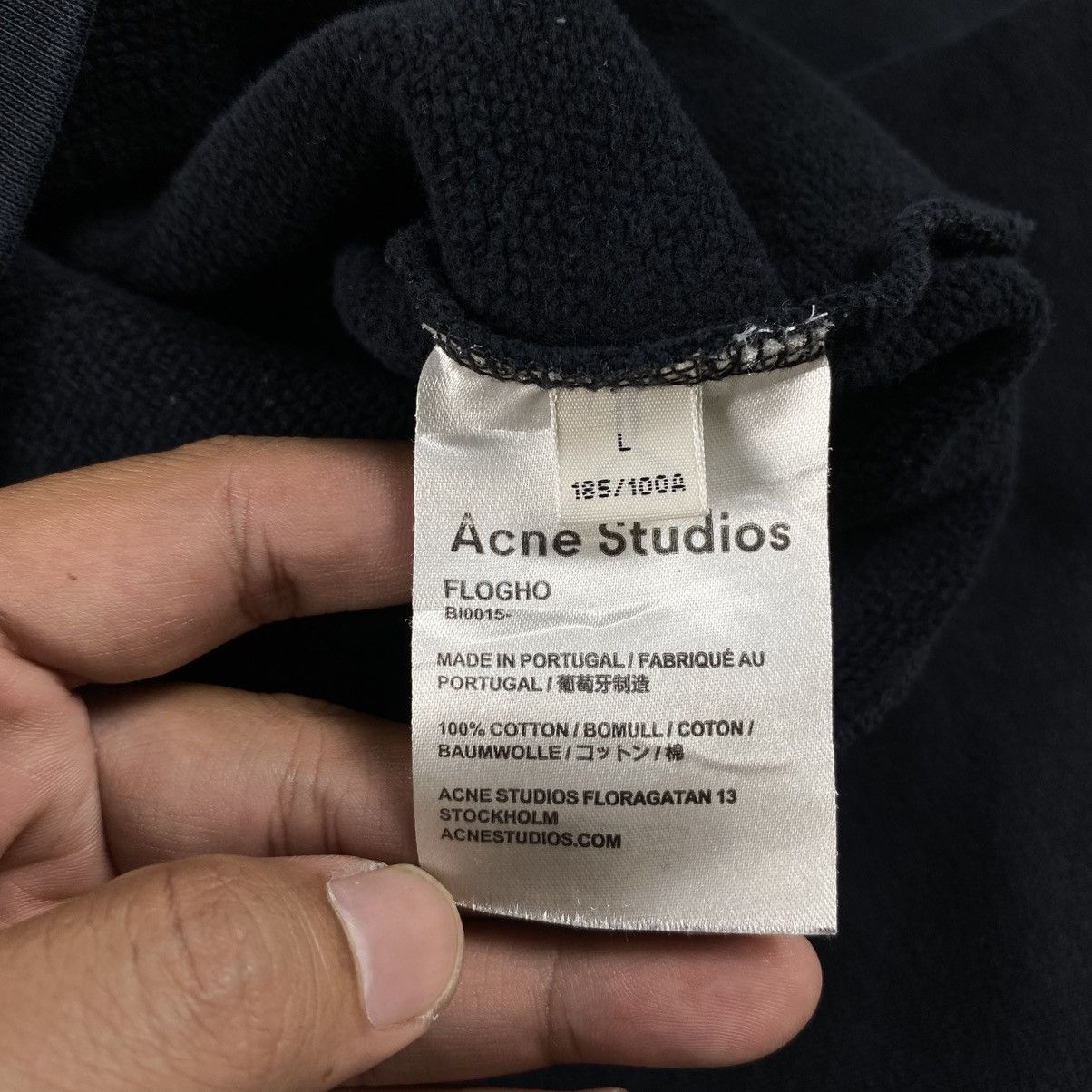 Acne Studios Acne Studios Flogho Oversize Sweatshirt Men's Size US L / EU 52-54 / 3 - 6 Thumbnail