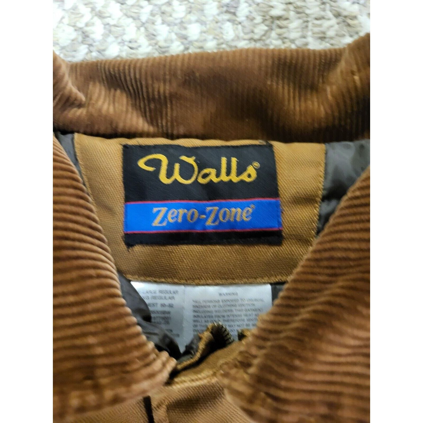 Walls Walls Workwear Jacket 2XL XXL Brown Canvas Duck Hood Size US XXL / EU 58 / 5 - 4 Thumbnail