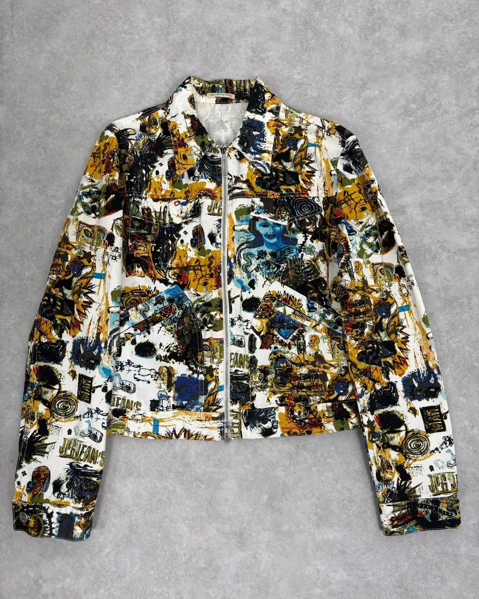 Jean Paul Gaultier SS2000 Jean Paul Gaultier Basquiat Zip-up White Jacket Size XS / US 0-2 / IT 36-38 - 1 Thumbnail