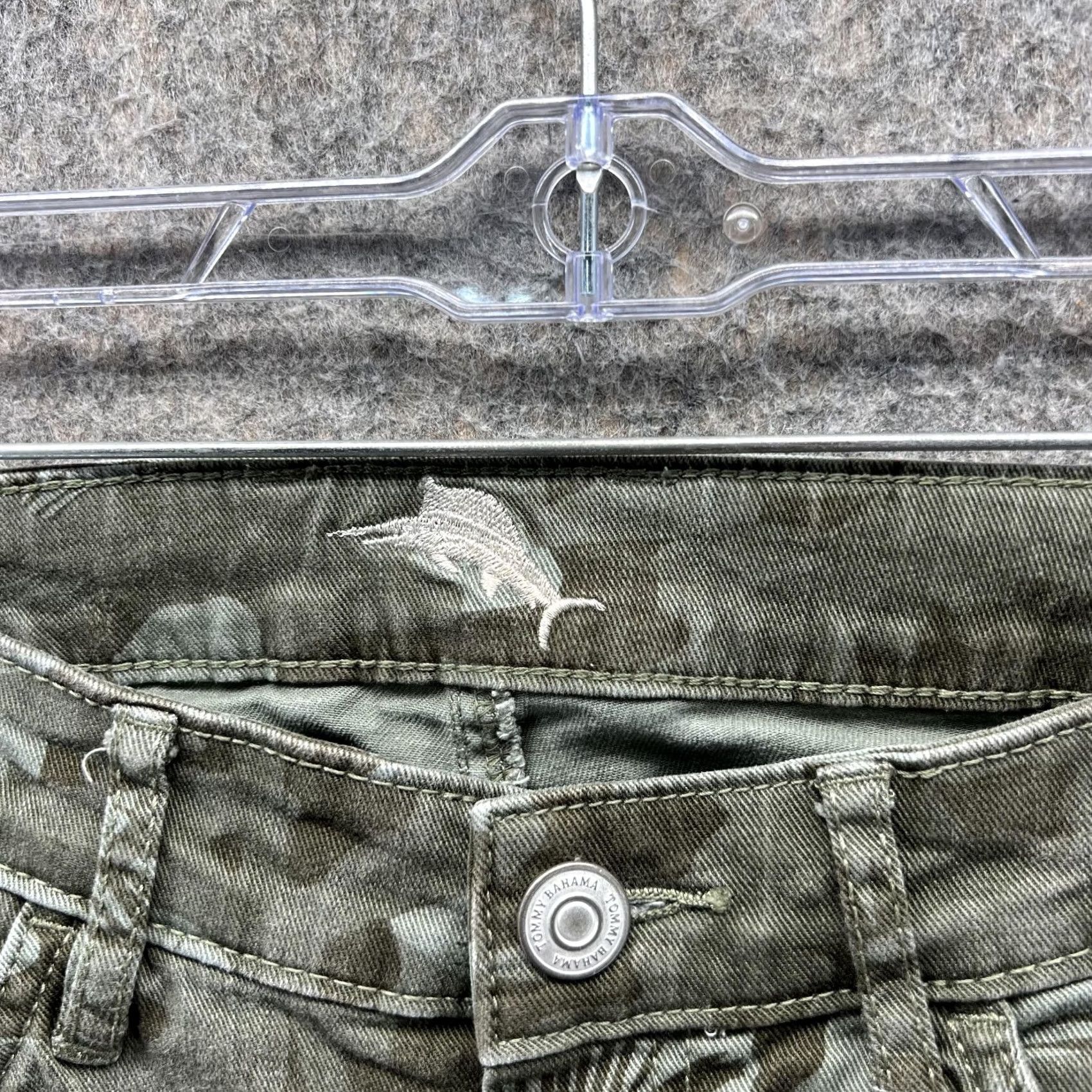 Tommy Bahama Tommy Bahama Pants Women 4 28 Camouflage Skinny Ankle Cotton Tencel Casual Cotton Green 26 In Inseam Pockets Size 27" / US 4 / IT 40 - 4 Thumbnail