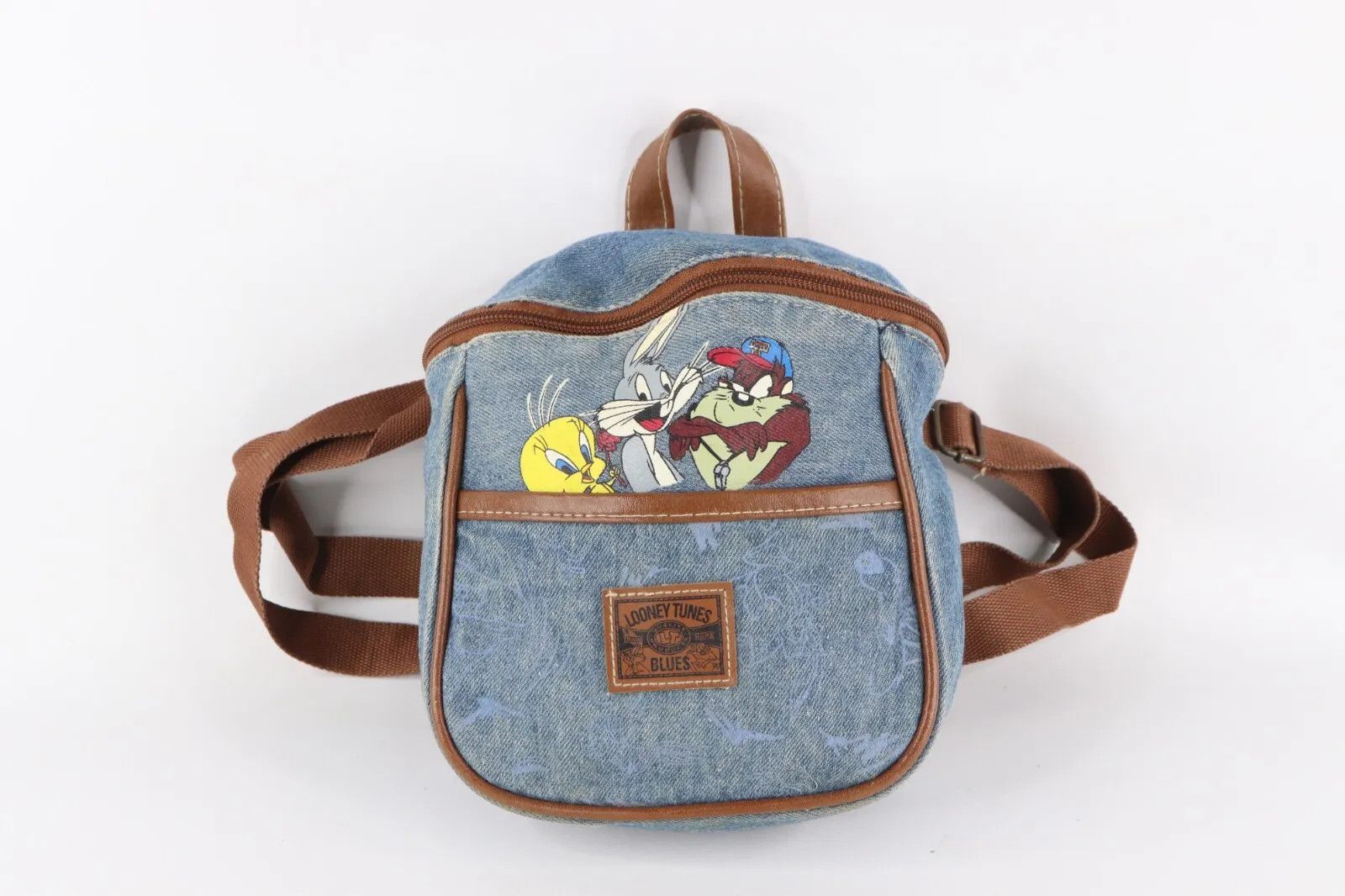 Vintage Looney Tunes Blues Backpack 1997 11” x 8” | eBay