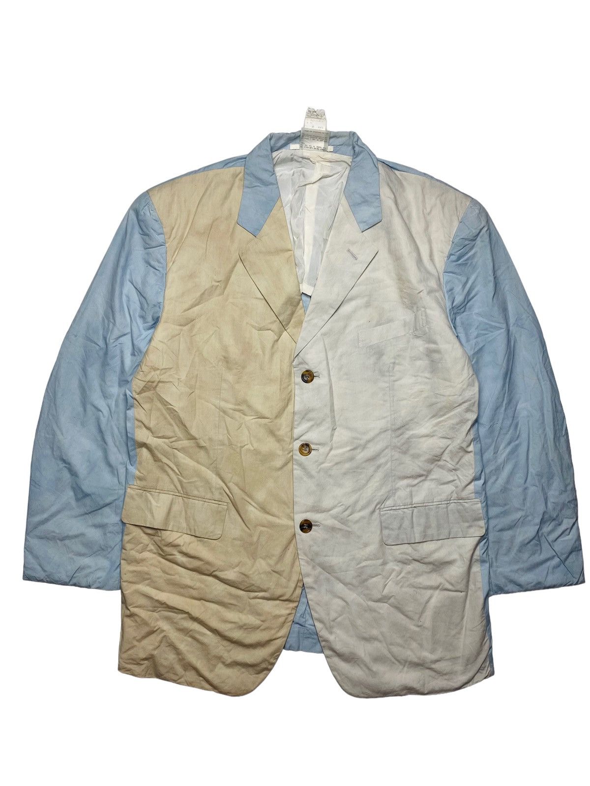 Comme des Garcons Homme Plus AW 1989/1990 CDGHP+ Archive Two Tone Blazer Size US L / EU 52-54 / 3 - 5 Thumbnail