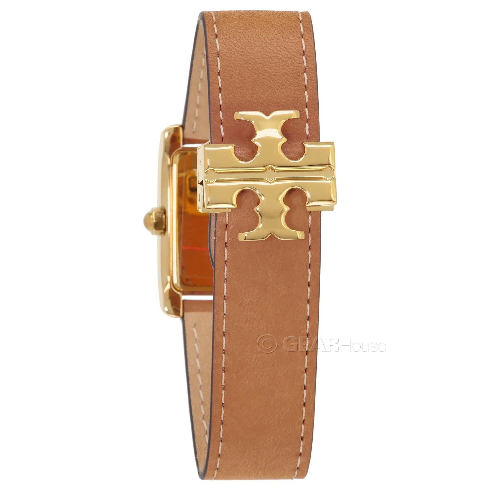 Other Tory Burch Eleanor Womens Gold Watch, White DialDoubleTClasp Size ONE SIZE - 2 Thumbnail