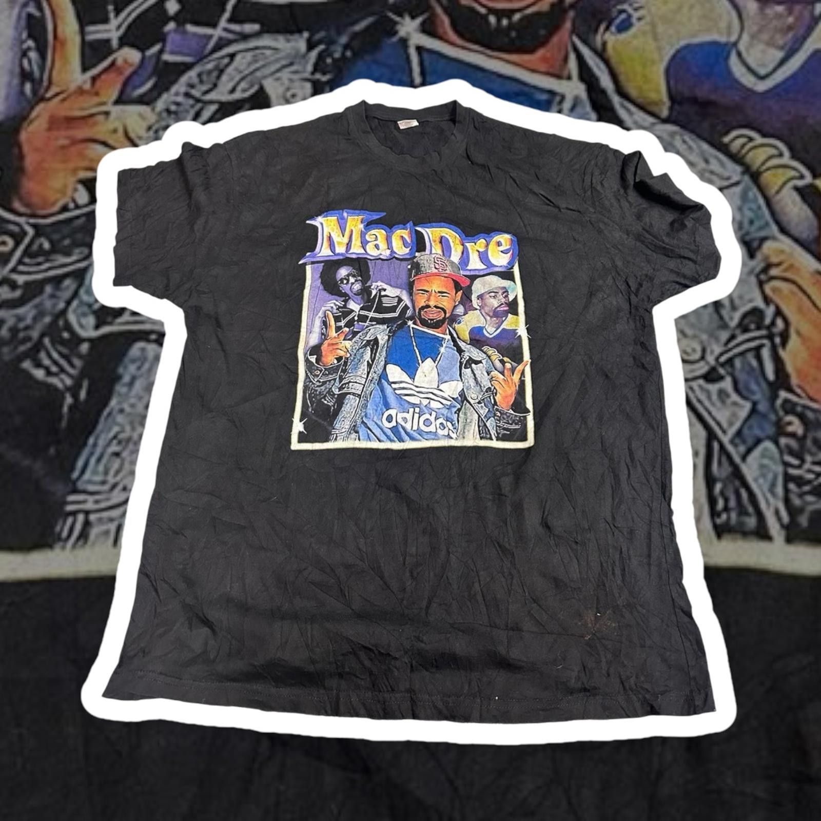 Vintage Mac Dre Graphic Tee - Classic Black XL