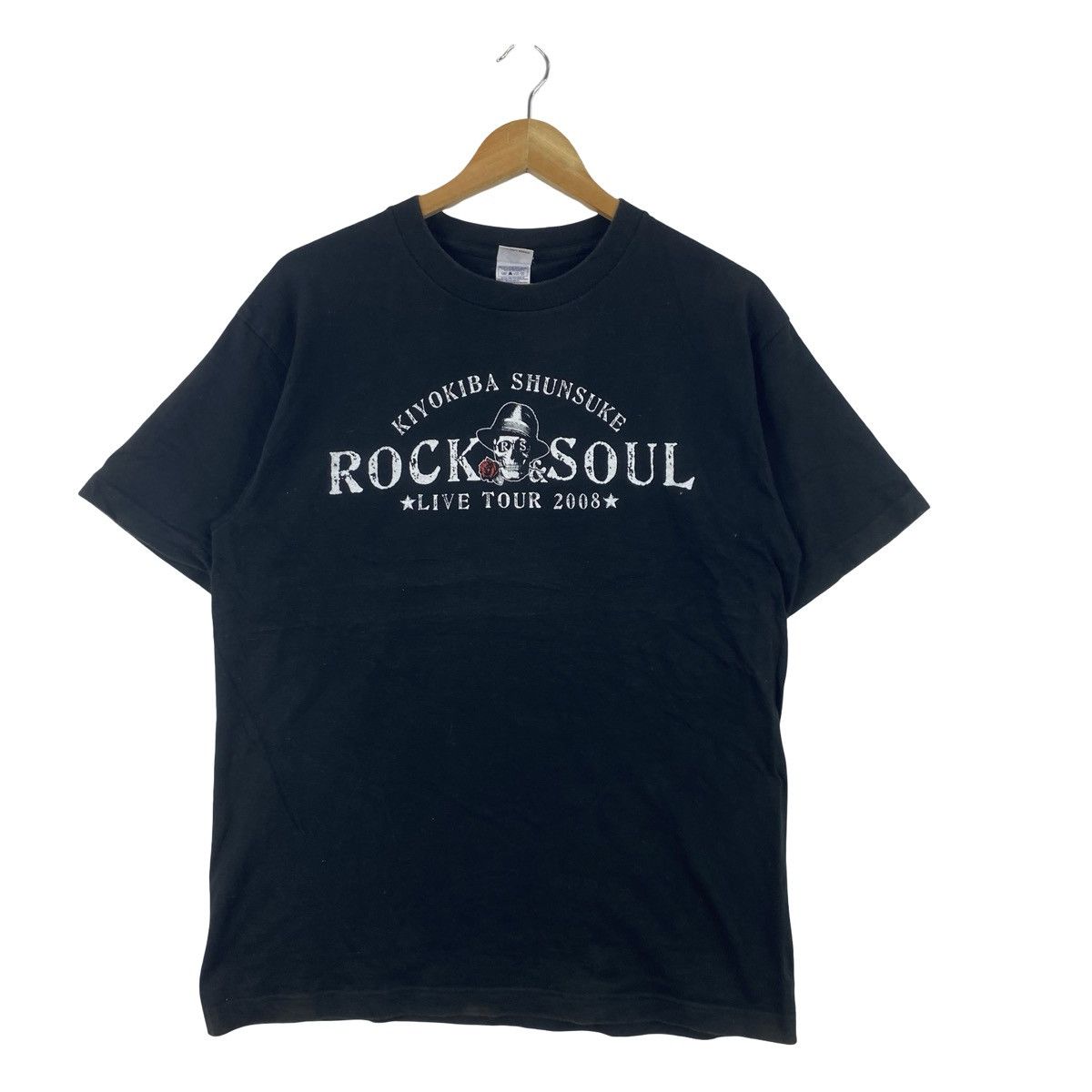 Band Tees Vintage KIYOKIBA SHUNSUKE Rock & Soul Live Tour 2008 Graphic Size US L / EU 52-54 / 3 - 4 Thumbnail