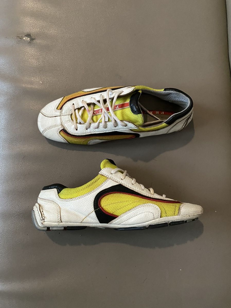 Prada Vintage prada montecarlo sneakers Size US 7 / EU 40 - 8 Thumbnail
