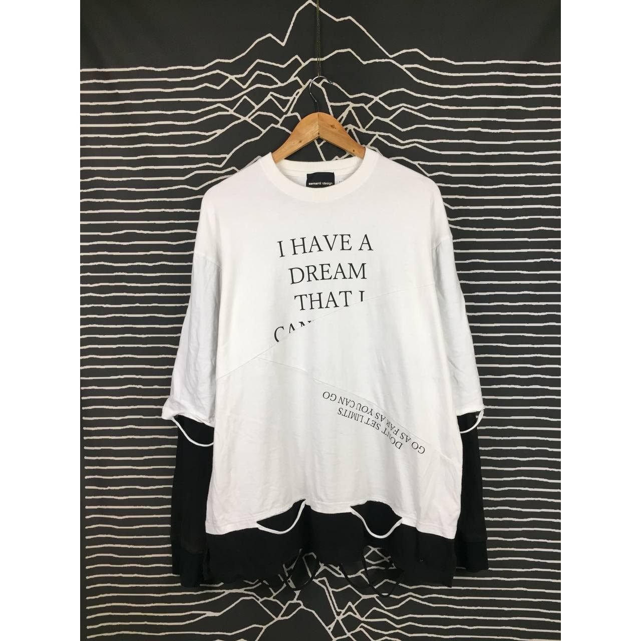semanticdesign Semantic Design I Have A Dream Reconstructed Punk Tee Size US M / EU 48-50 / 2 - 1 Thumbnail
