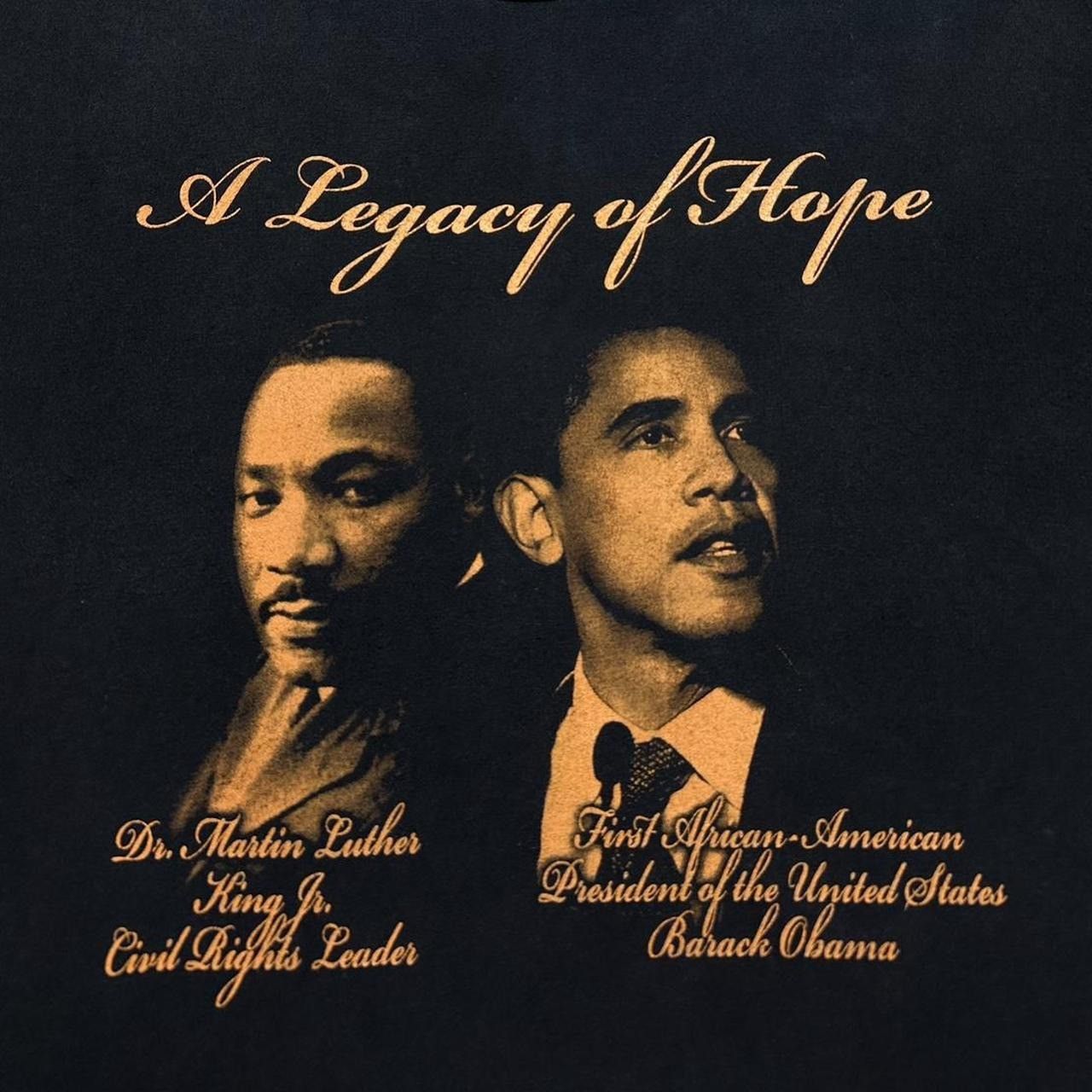 Hanes × Vintage Black History Inauguration Day T-Shirt Size US XL / EU 56 / 4 - 4 Thumbnail