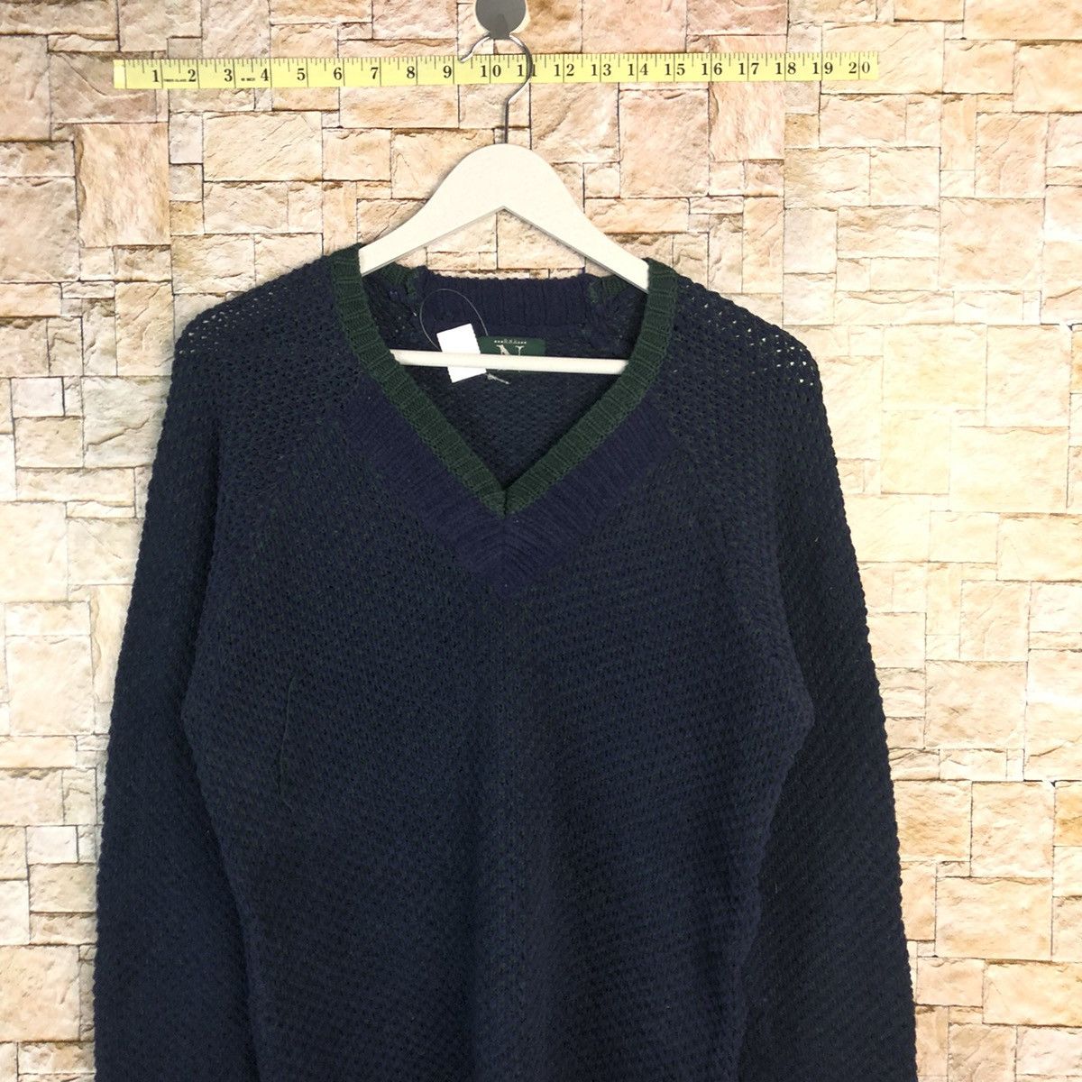 Homespun Knitwear × Japanese Brand RNA N Dark Blue Knitwear sweatshirt #A907 Size US S / EU 44-46 / 1 - 2 Thumbnail