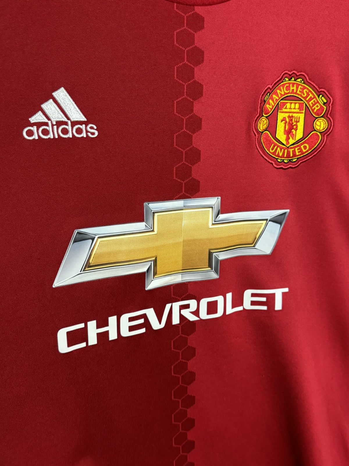 Adidas Manchester United 16/17 Home Football Jersey T-Shirt Size US M / EU 48-50 / 2 - 3 Thumbnail