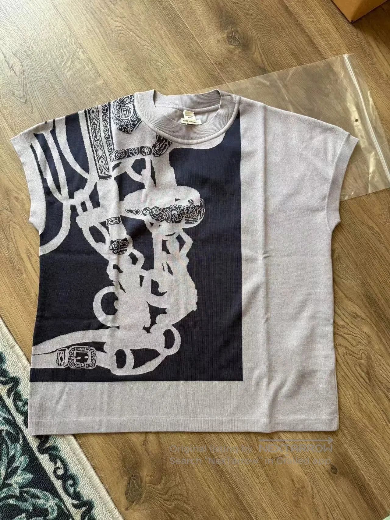 Hermes Hermès 2025 SS Cashmere Short-Sleeve Top. Size US M / EU 48-50 / 2 - 2 Thumbnail