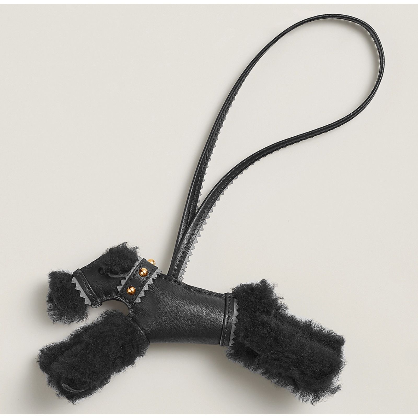Hermes Hermes Budy Apic Dog Rodeo Rock Milo Leather Bag Charm Size ONE SIZE - 1 Thumbnail