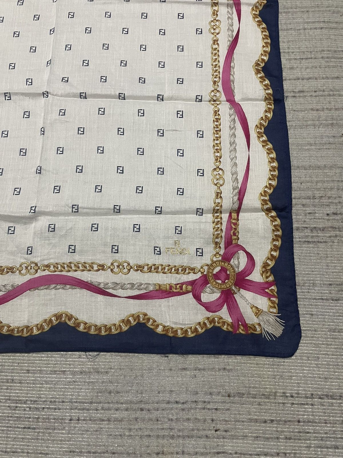 Fendi Vintage Fendi Handkerchief Bandana Size ONE SIZE - 2 Thumbnail
