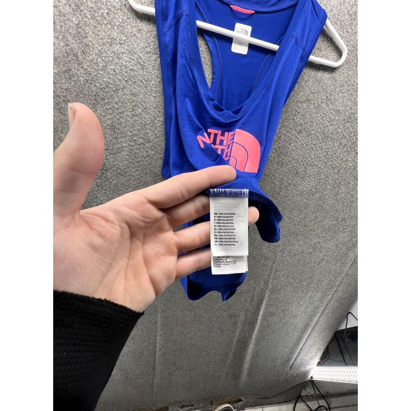 The North Face VINTAGE? The North Face Tank Top Womens XL Blue VaporWick Scoop Neck Athletic Running Size XL / US 12-14 / IT 48-50 - 3 Thumbnail