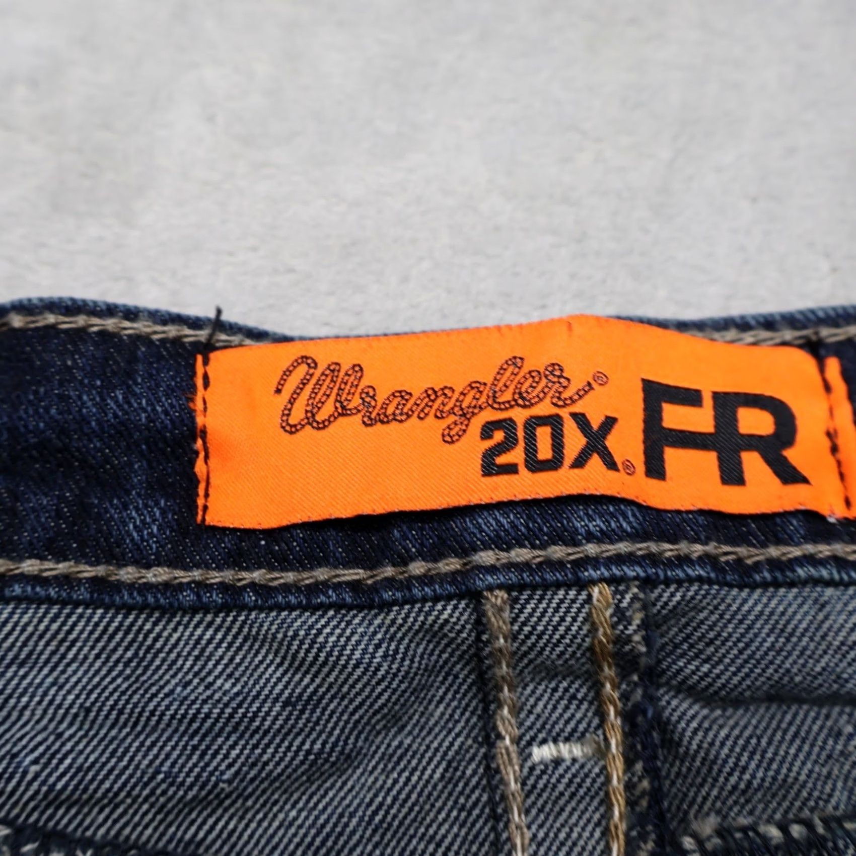 Wrangler VINTAGE Wrangler FR 20X Jeans Flame Resistant Dark Wash Denim Boot NEW 44x32 Men Size US 44 / EU 60 - 7 Thumbnail