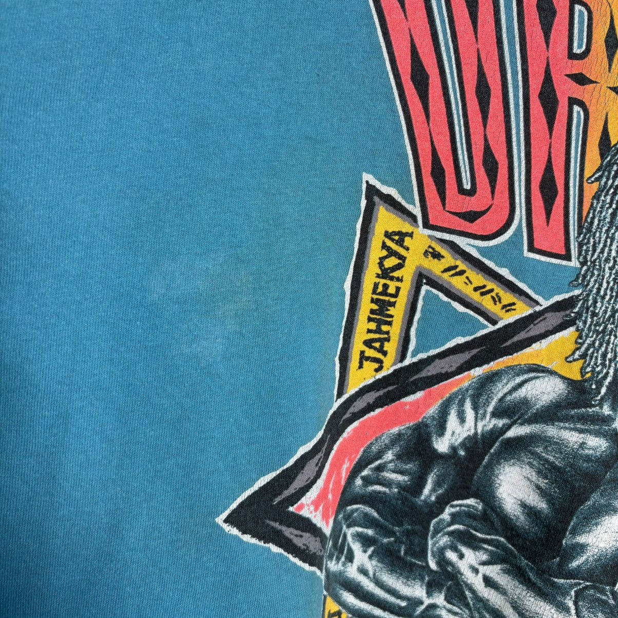 Vintage Vintage 90s Dread Lion Local Strength Graphic T-Shirt Size US XL / EU 56 / 4 - 12 Thumbnail