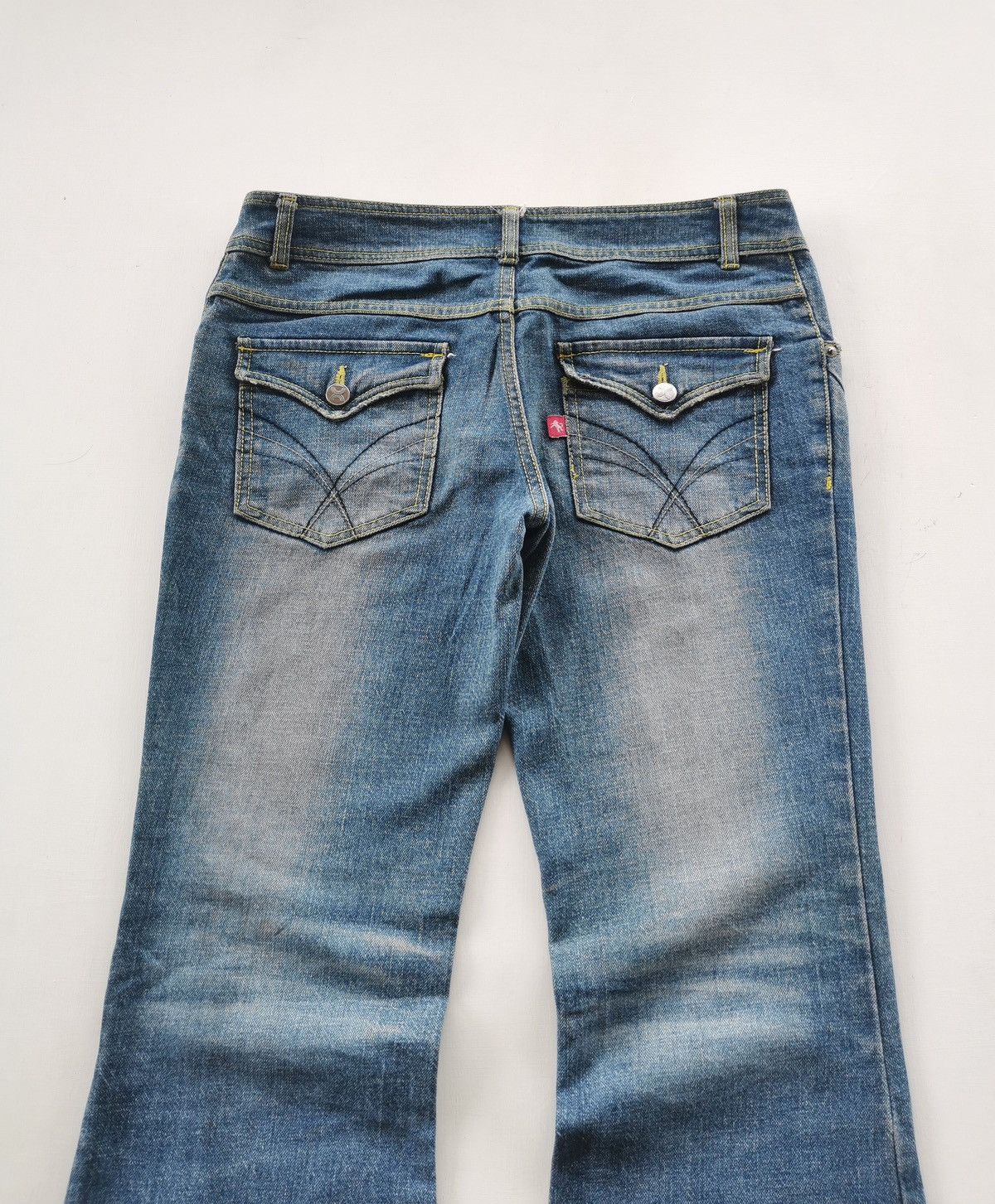 Other Imaginary Landscape IL Basis Flared Bootcut Jeans Size 32" / US 10 / IT 46 - 6 Thumbnail