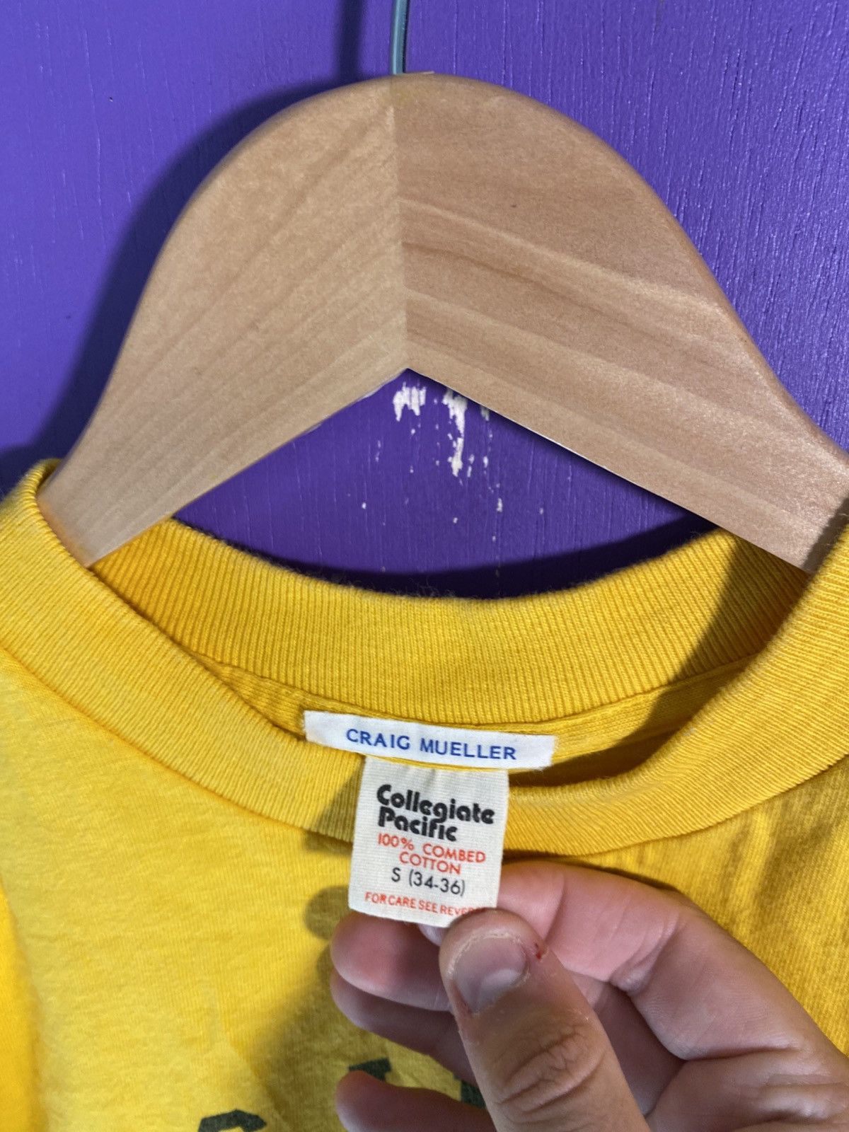Disney × Vintage Vintage 80s Mickey Mouse Texas Lutheran college t-shirt Size US S / EU 44-46 / 1 - 4 Thumbnail