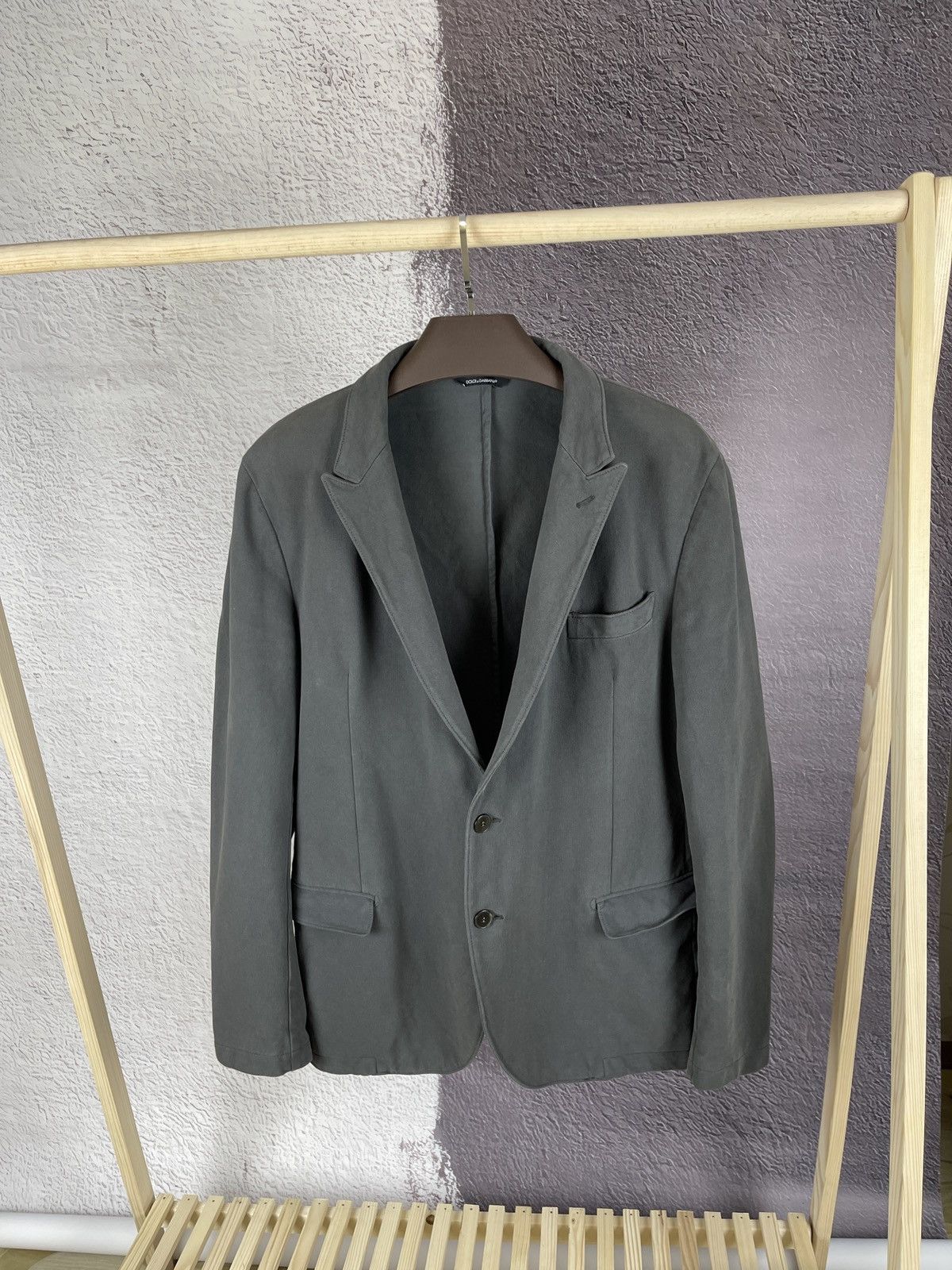 Dolce & Gabbana Dolce & Gabbana cotton 2 button blazer sport coat Size 48R - 1 Thumbnail