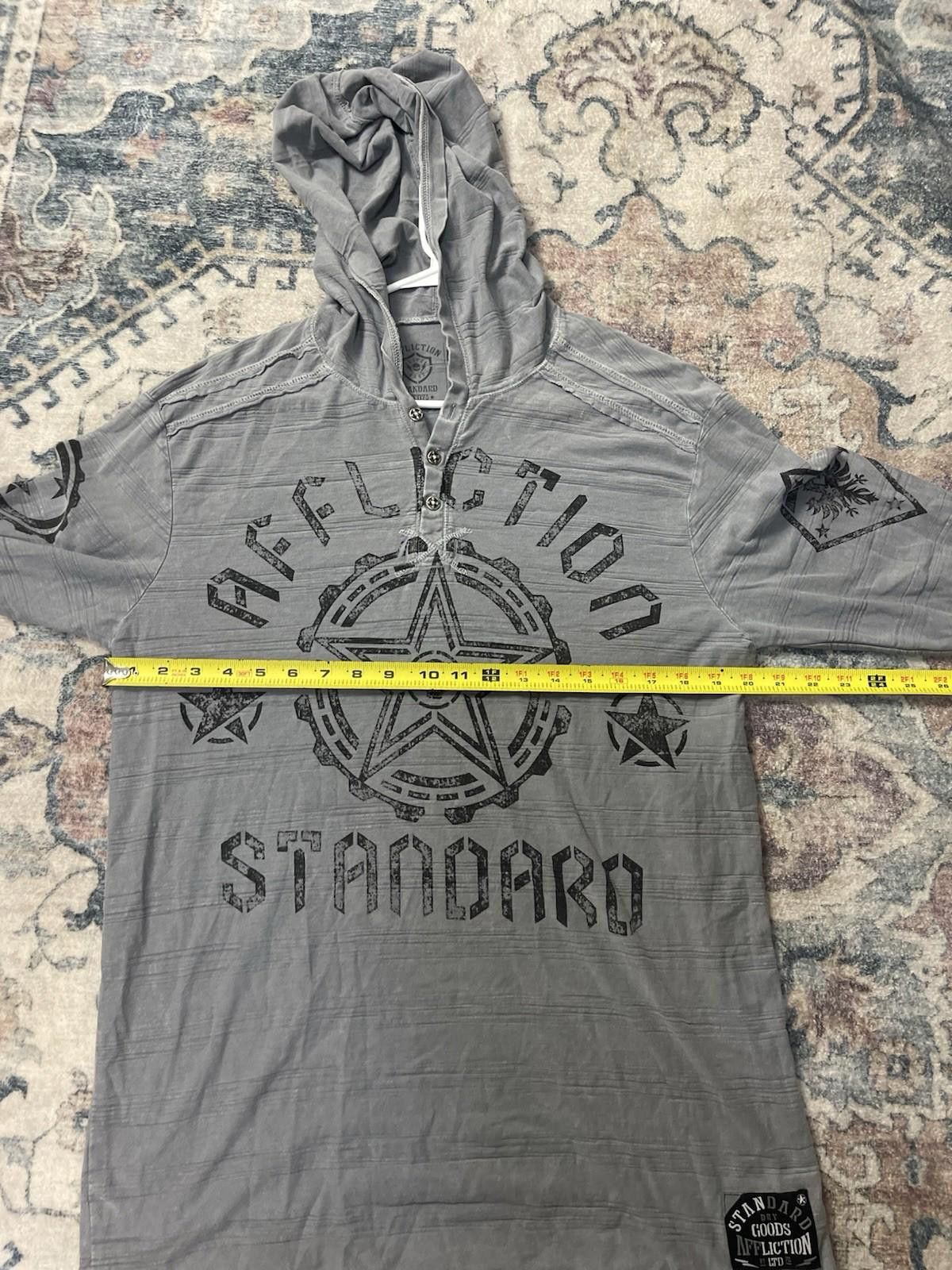Affliction Y2K Affliction Hoodie Mens L Cross Skull Wings Pullover Size US L / EU 52-54 / 3 - 8 Thumbnail