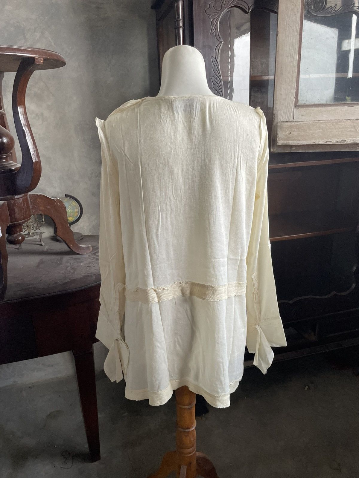 Lanvin Rare Archive Lanvin Avant-Garde Layered Raw-Edge Longsleeve Size M / US 6-8 / IT 42-44 - 19 Thumbnail