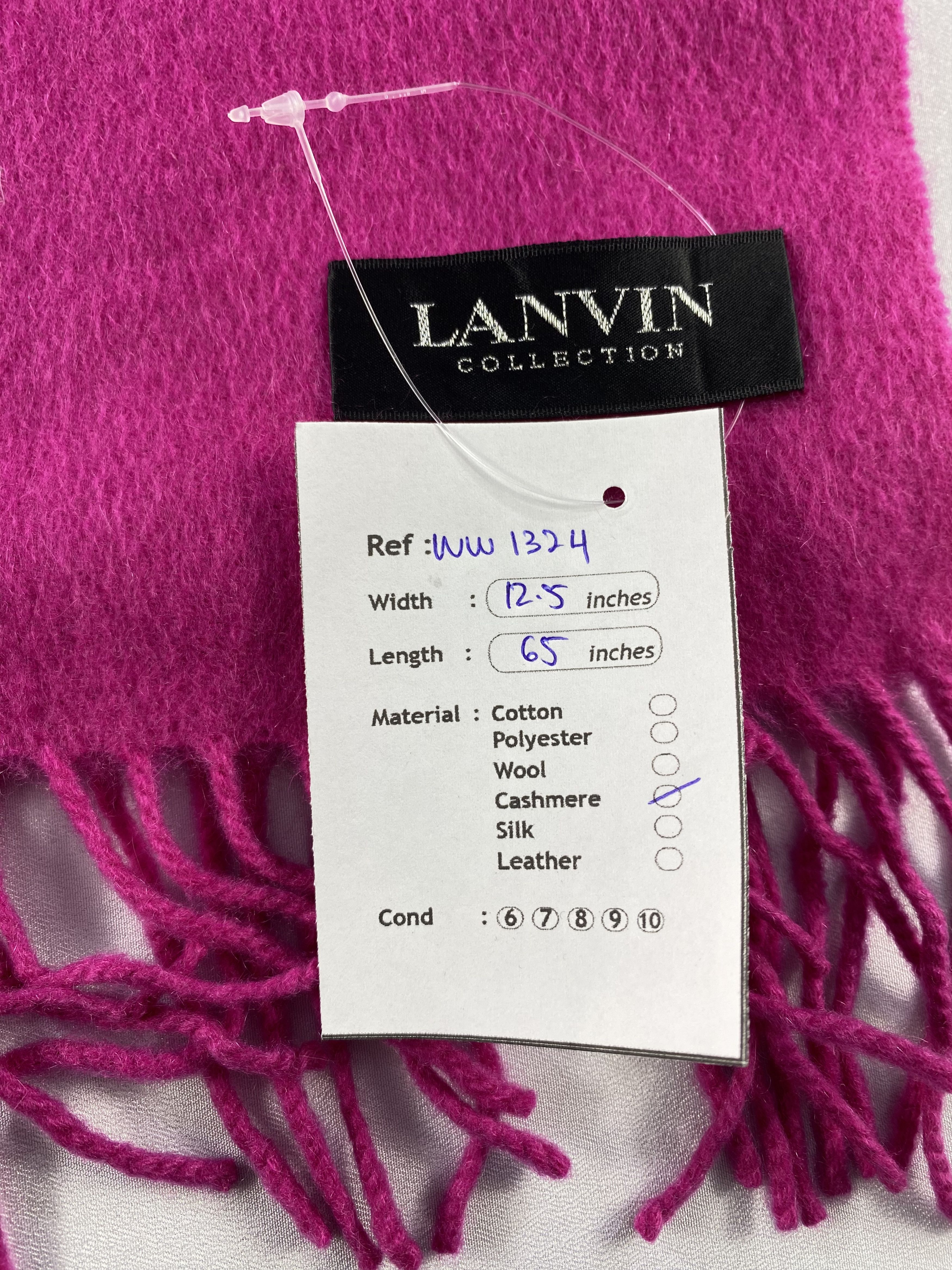 Lanvin × Vintage Lanvin Scarf / Muffler / Neckwear Size ONE SIZE - 5 Thumbnail