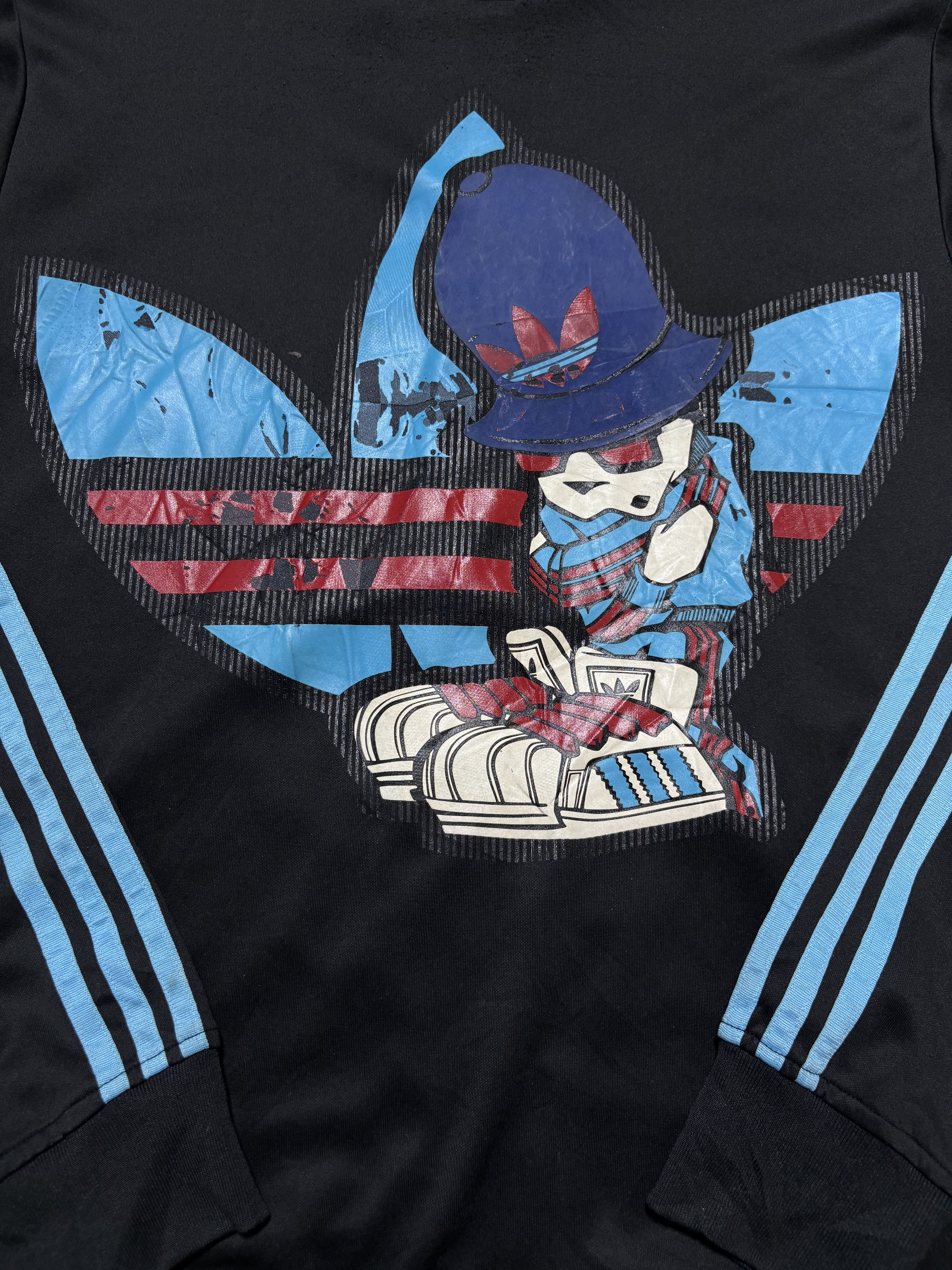 Adidas Rare Vtg archive Adidas B-Boy pose old school track jacket Size US M / EU 48-50 / 2 - 3 Thumbnail