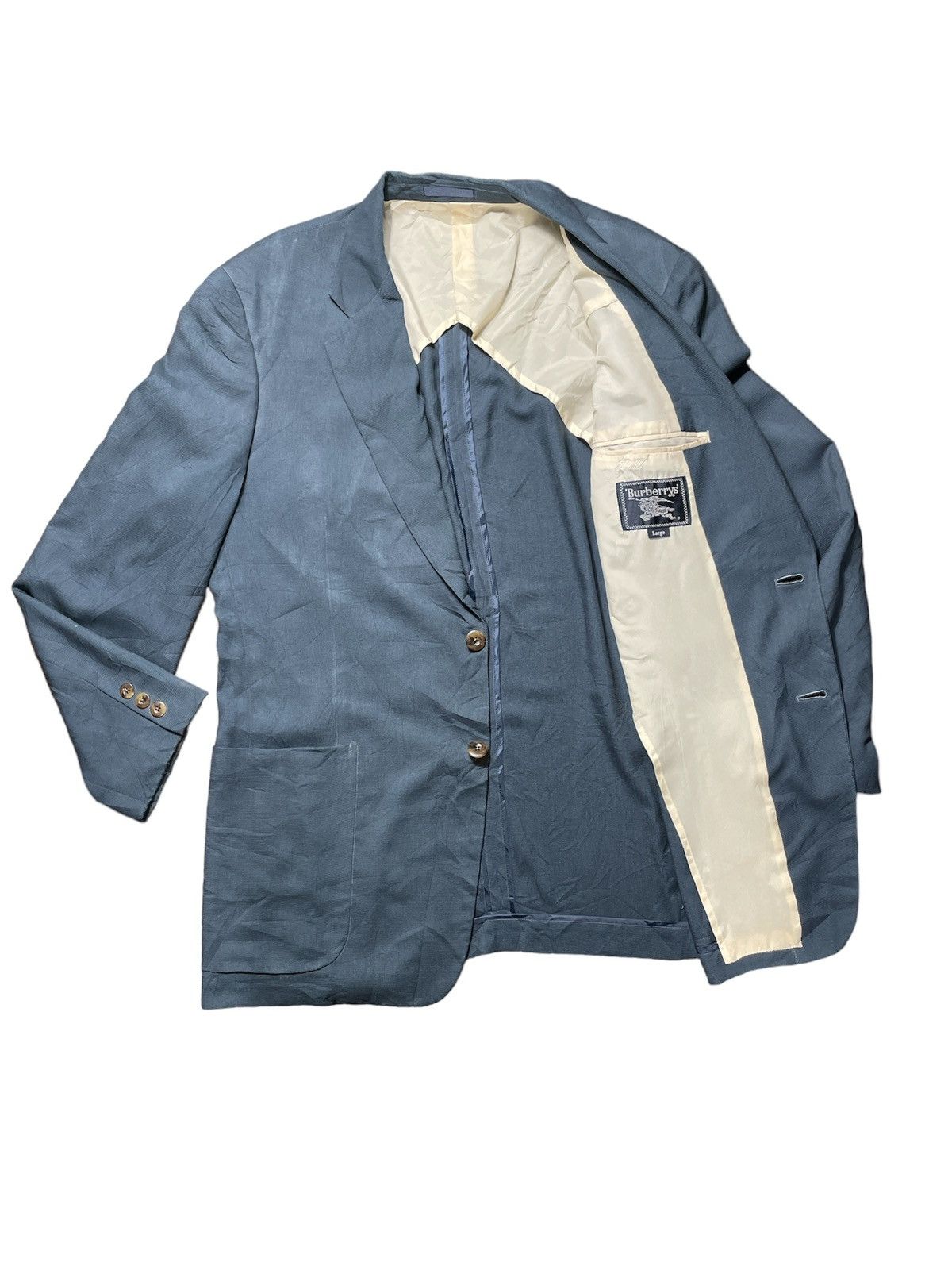 Burberry × Vintage Luxury Vintage Burberry Blazer Size 40R - 10 Thumbnail