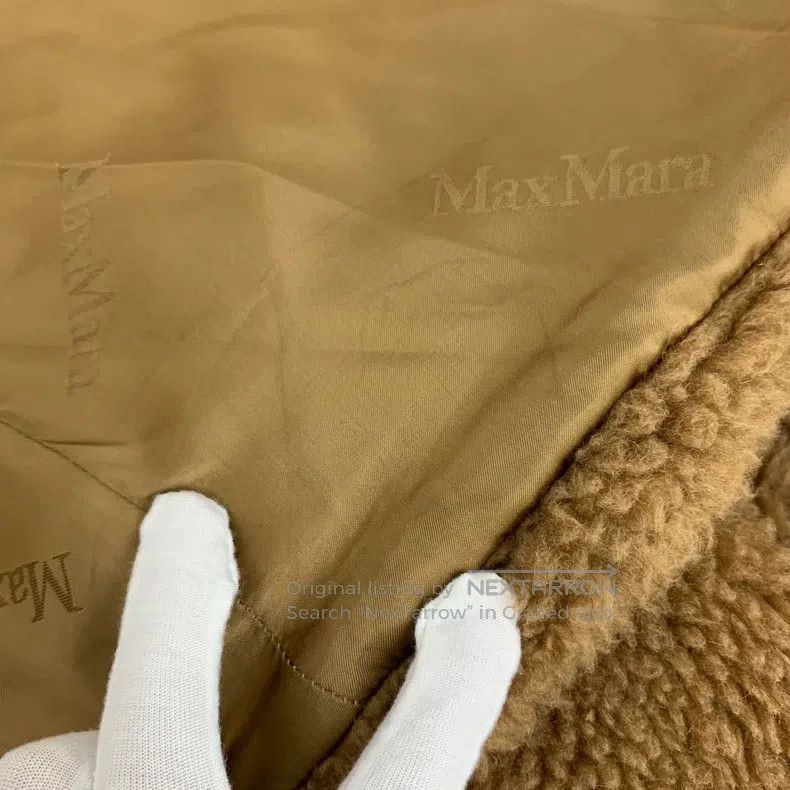 Max Mara Max Mara Brown Camel Hair Teddy Collar Double Breasted Coa Size S / US 4 / IT 40 - 8 Thumbnail