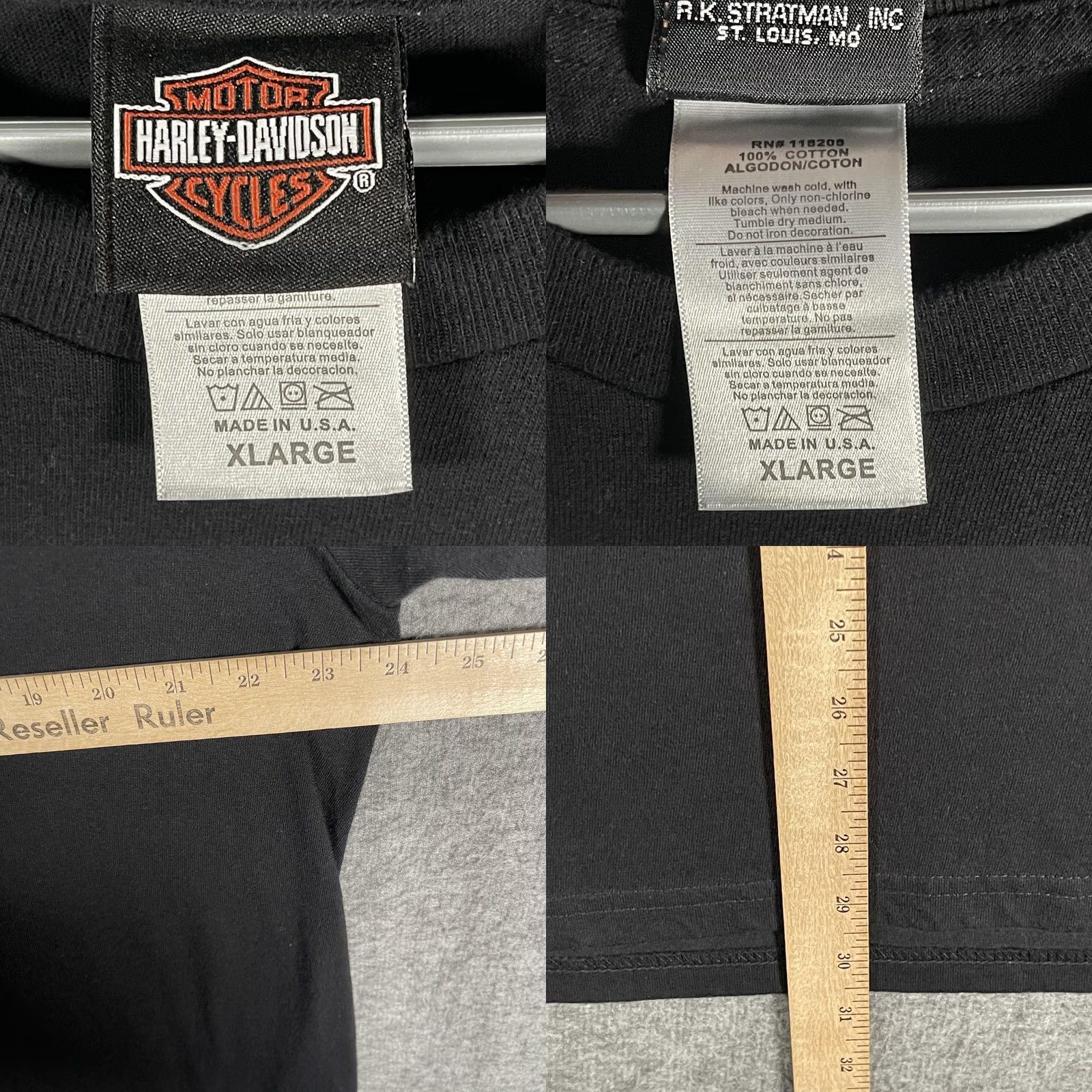 Harley Davidson Harley-Davidson Mens XL Black Maui Hawaii Chopper Graphic Tee Size US XL / EU 56 / 4 - 8 Thumbnail