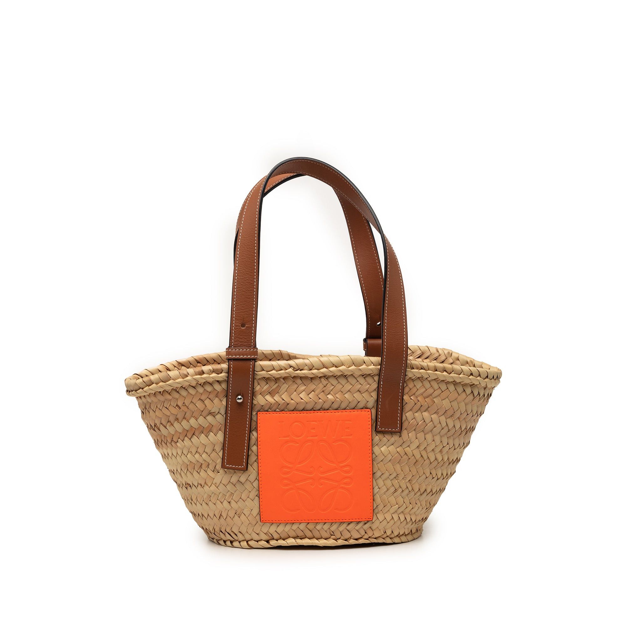 Loewe Small Raffia Basket Tote Size ONE SIZE - 1 Thumbnail