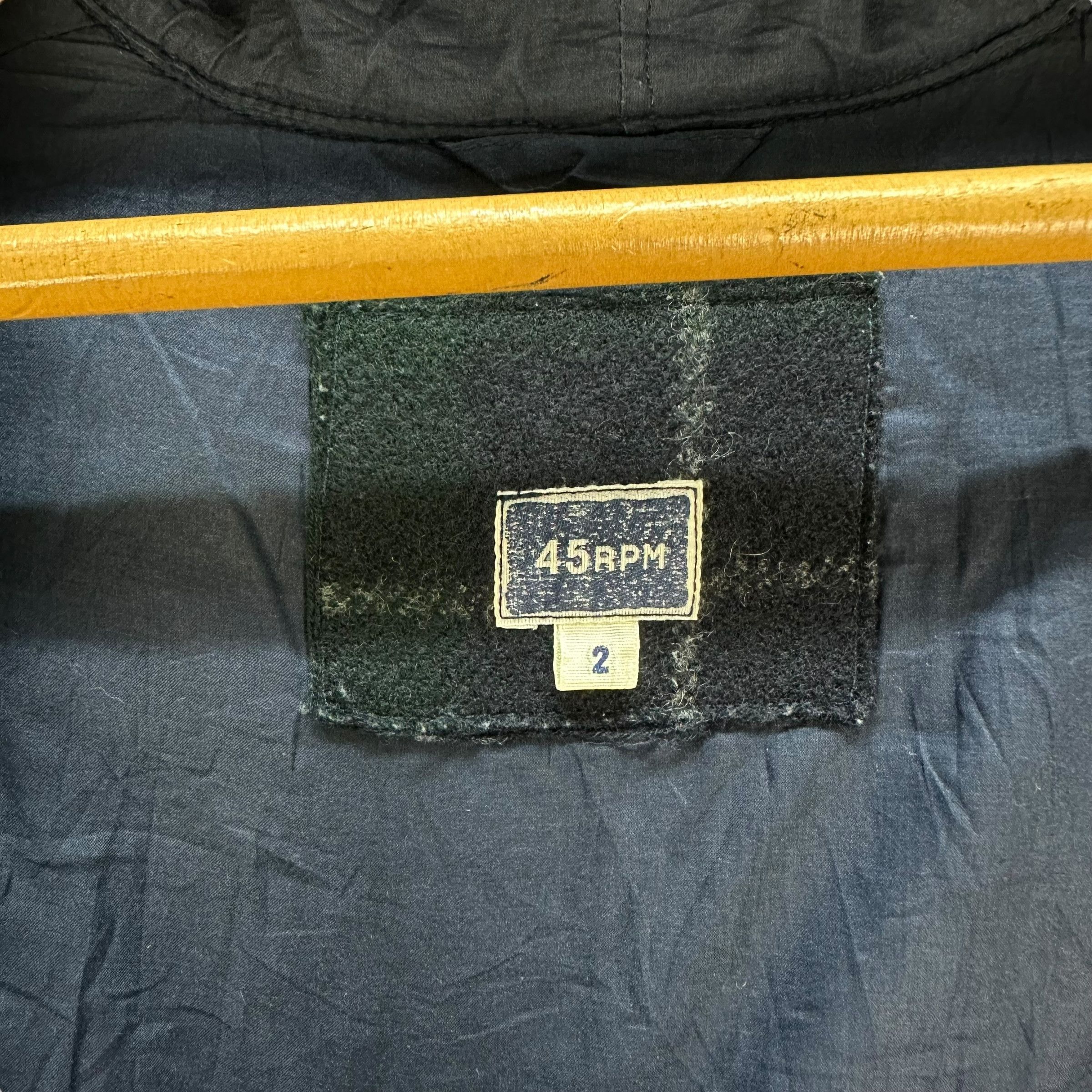 45rpm 45rpm Japan Tartan Wool Zipper Hoodie Jacket #A22-0513 Size US S / EU 44-46 / 1 - 8 Thumbnail