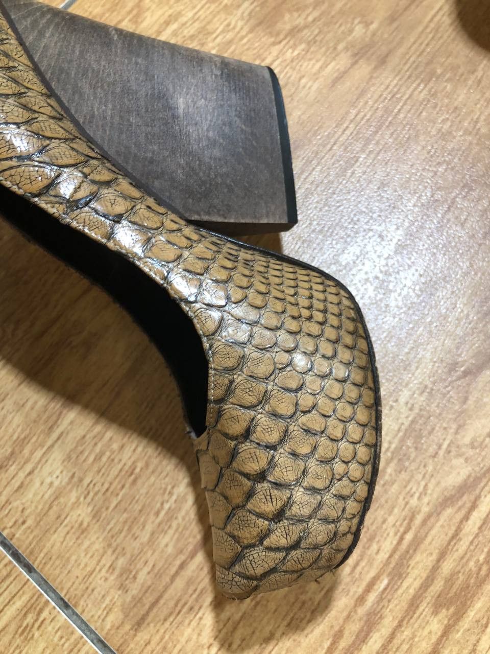 Vintage Gianmarco Lorenzi Women Very Rare Model Sexy Heels Size US 7.5 / IT 37.5 - 13 Thumbnail